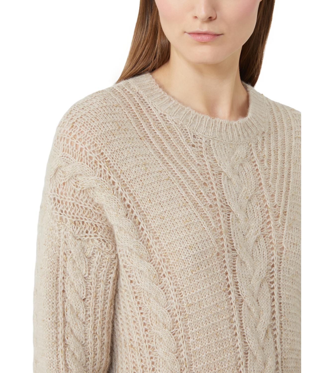Maglia boxy in mista alpaca Crasso