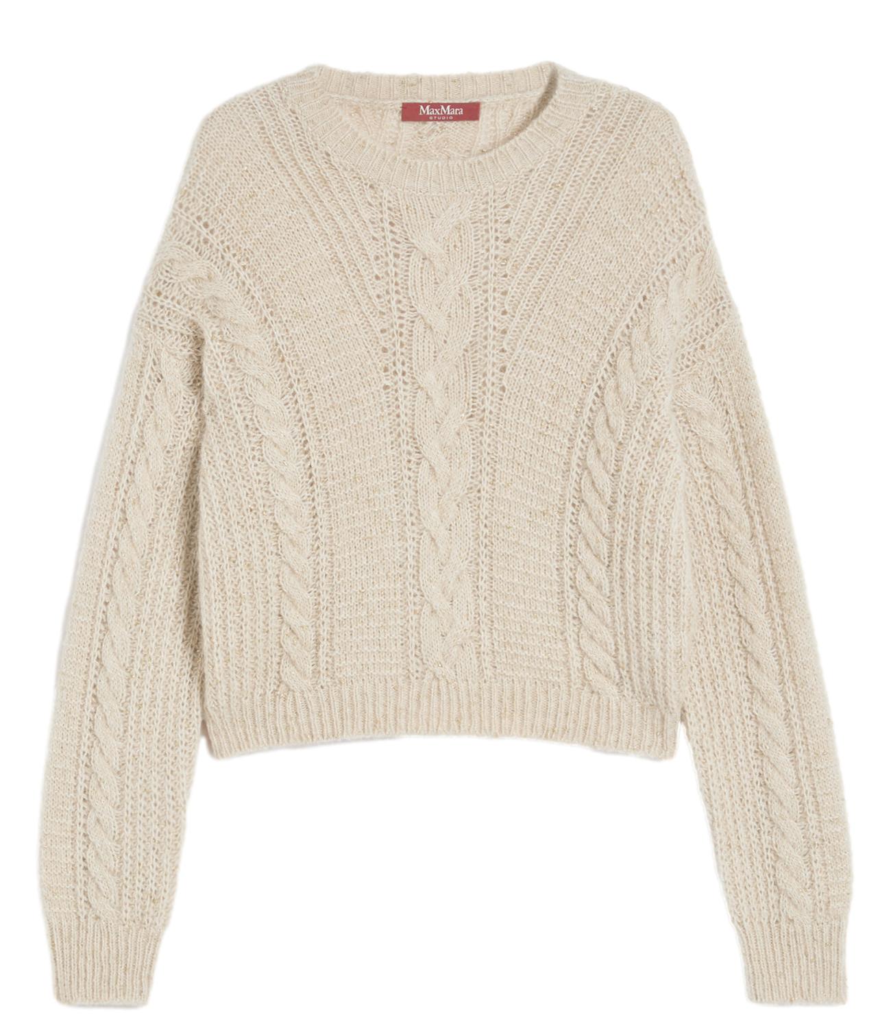 Maglia boxy in mista alpaca Crasso