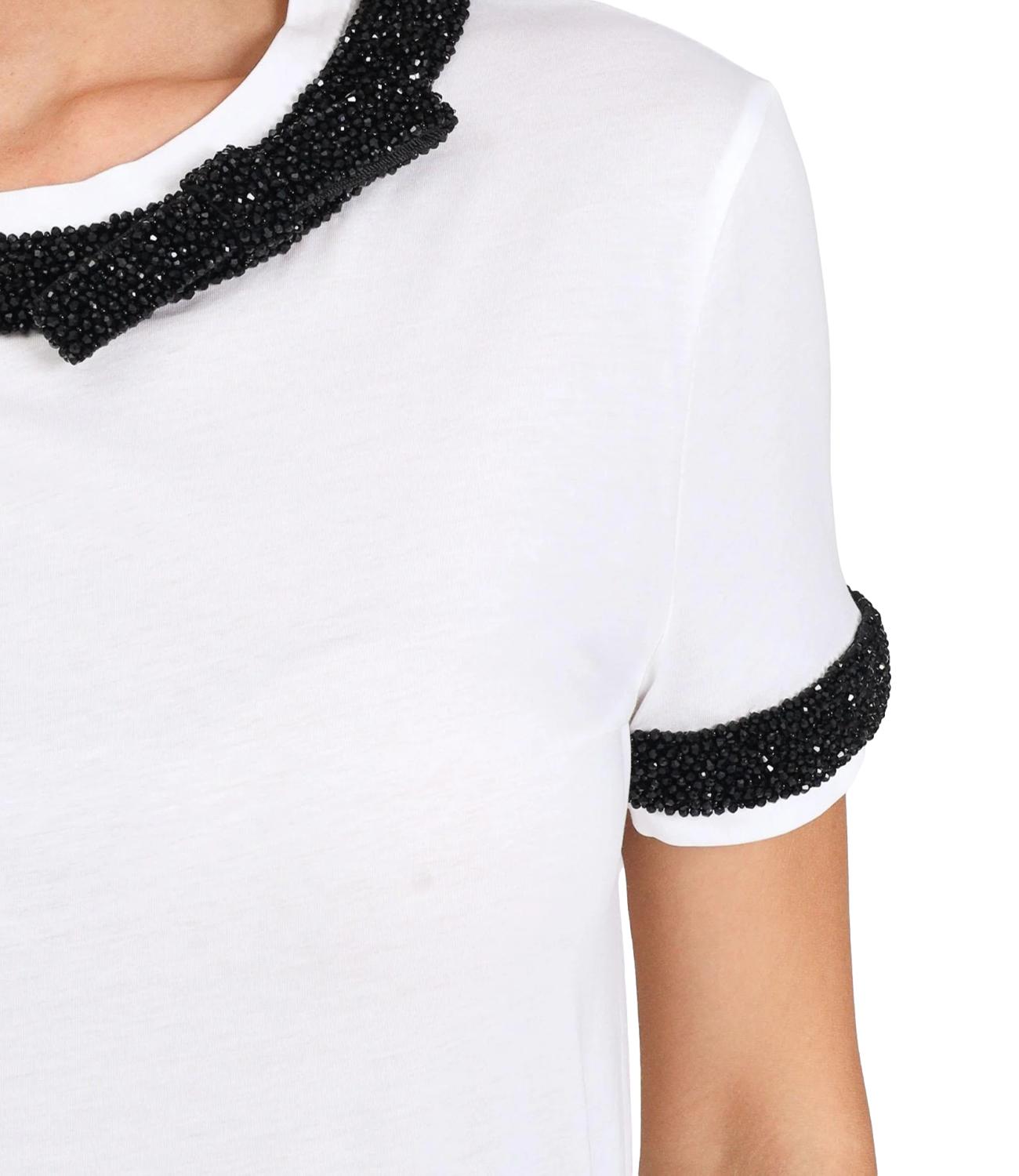 Max Mara Studio T-shirt Pontile Bianco Donna