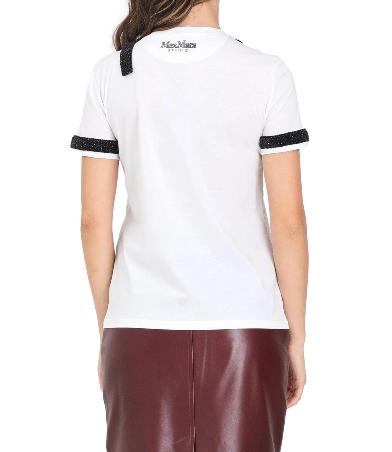 Max Mara Studio T-shirt Pontile Bianco Donna