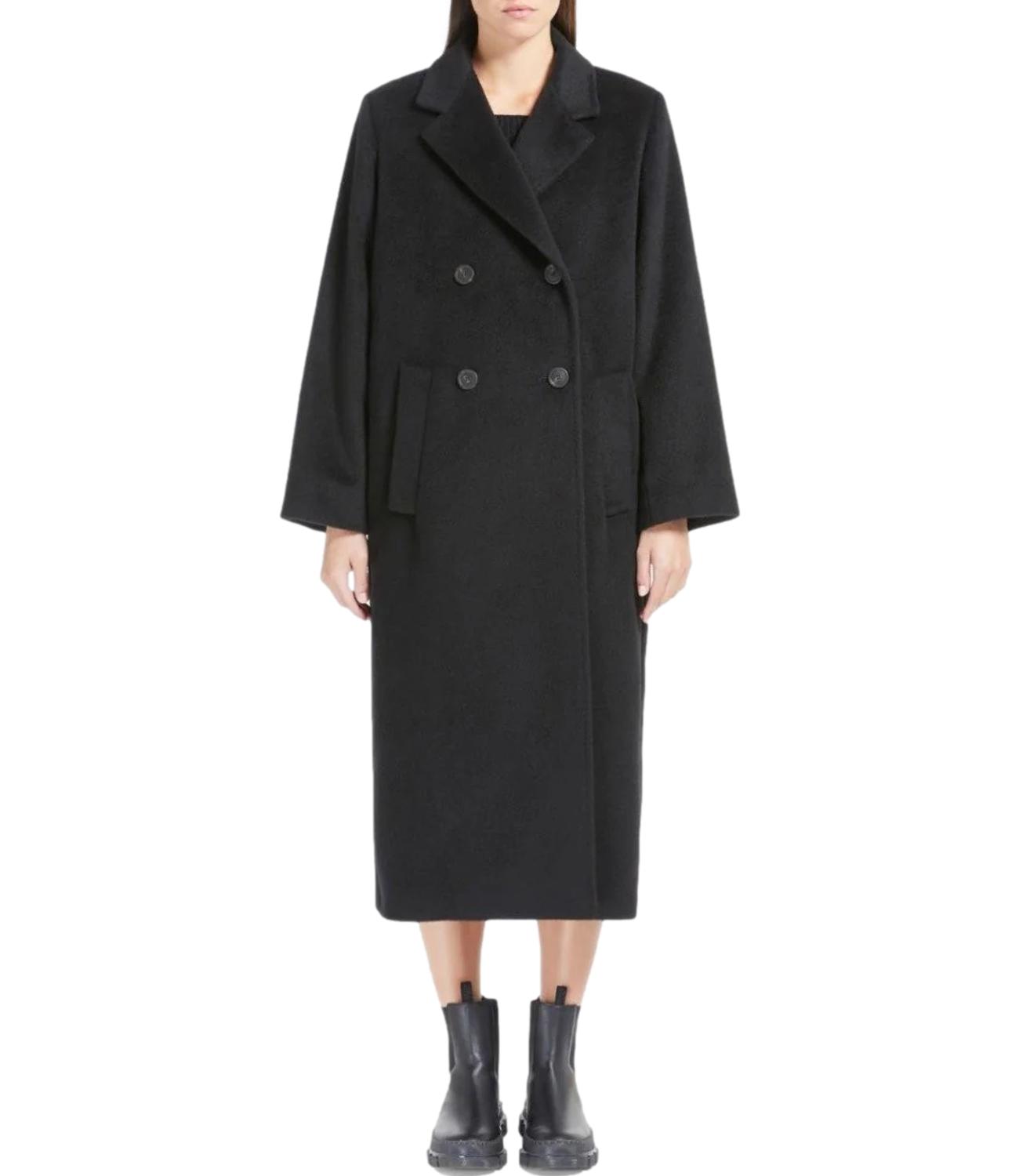 Max Mara Weekend Cappotto Zufolo Nero Donna