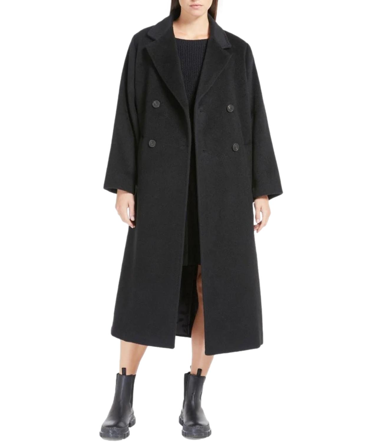 Max Mara Weekend Cappotto Zufolo Nero Donna