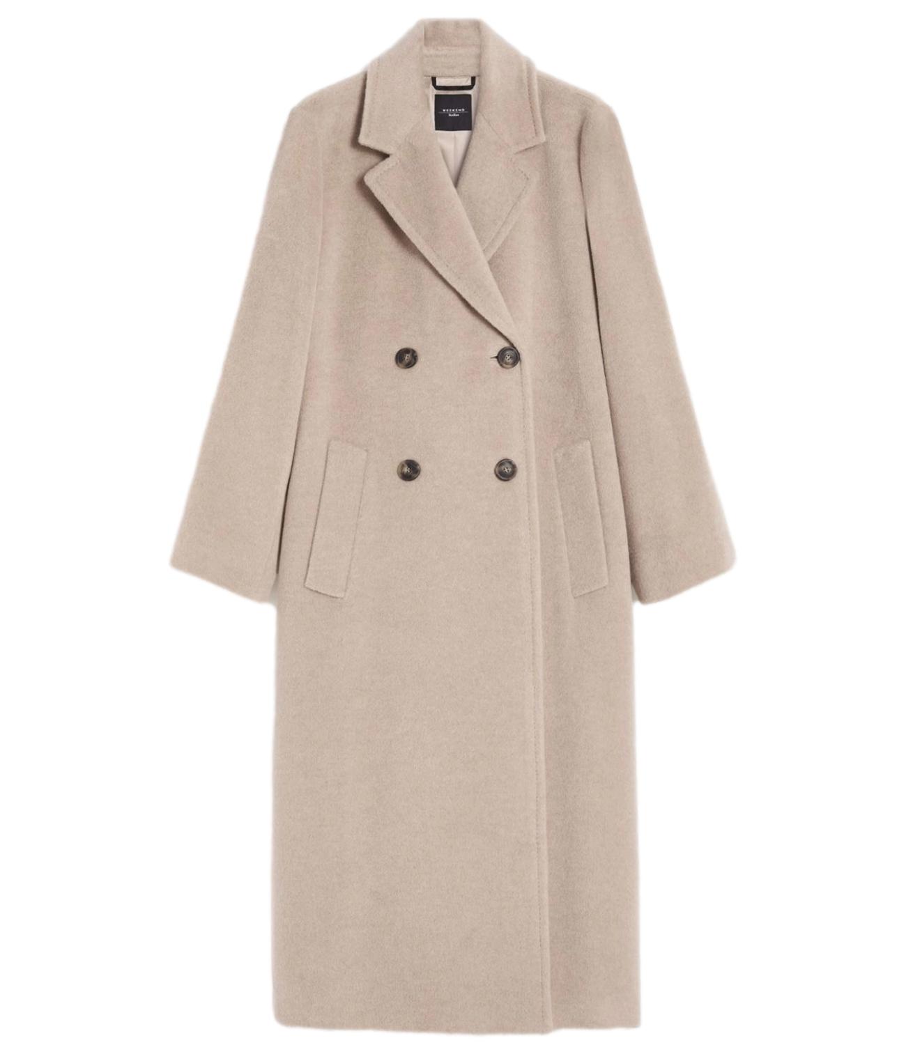 Max Mara Weekend Cappotto Zufolo Tortora Melange Donna