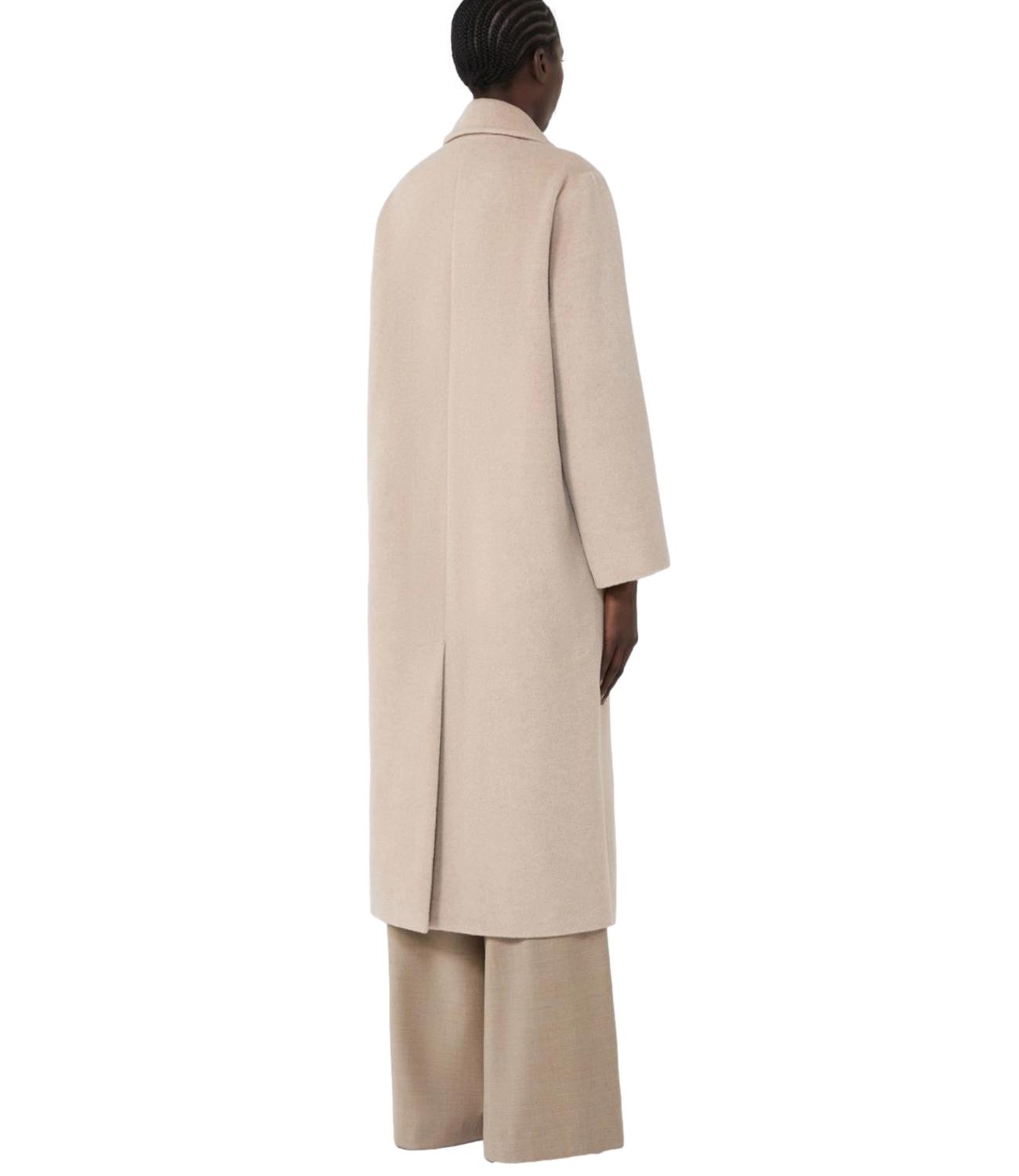 Max Mara Weekend Cappotto Zufolo Tortora Melange Donna