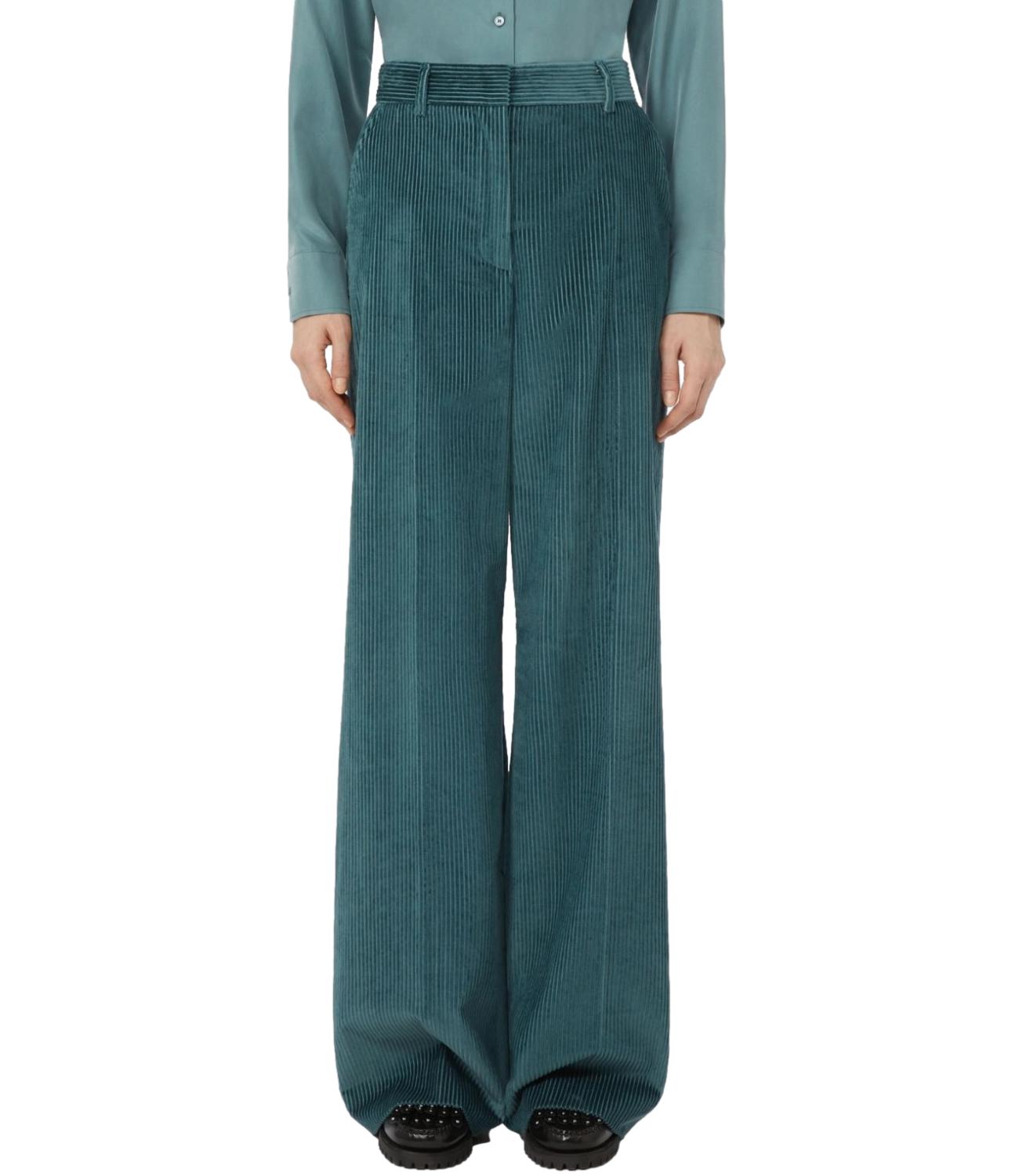 Max Mara Weekend Pantalone Tania Petrolio Donna