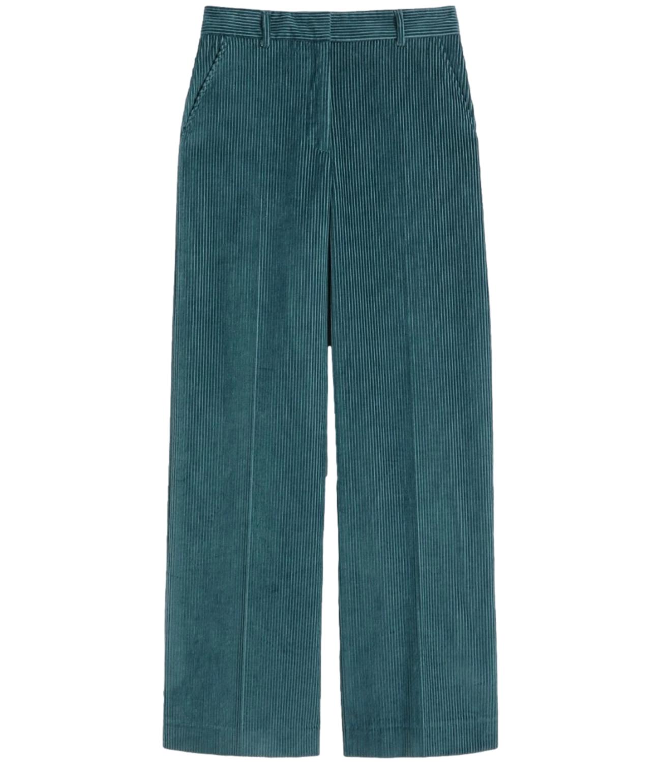Max Mara Weekend Pantalone Tania Petrolio Donna