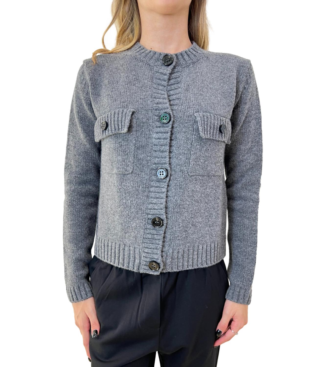 Max Mara Weekend cardigan Olbia grigio donna
