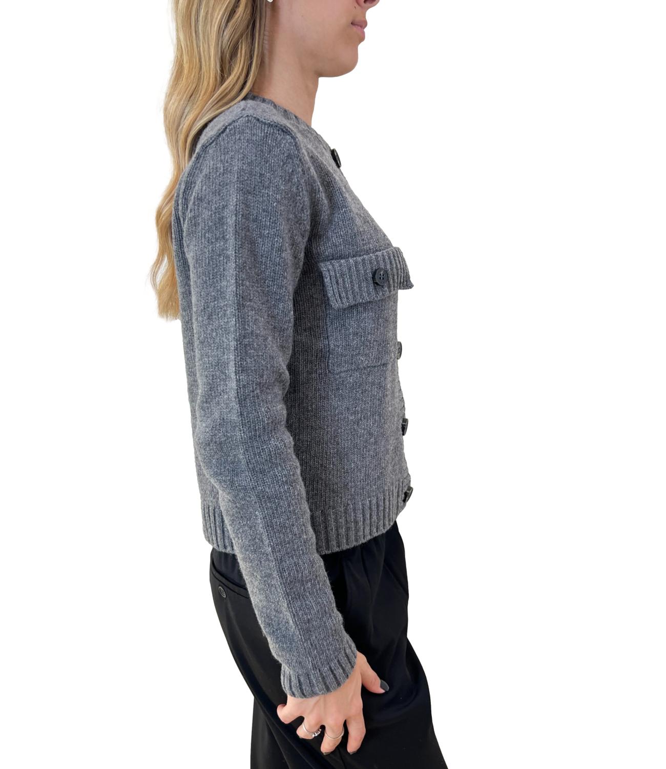 Max Mara Weekend cardigan Olbia grigio donna
