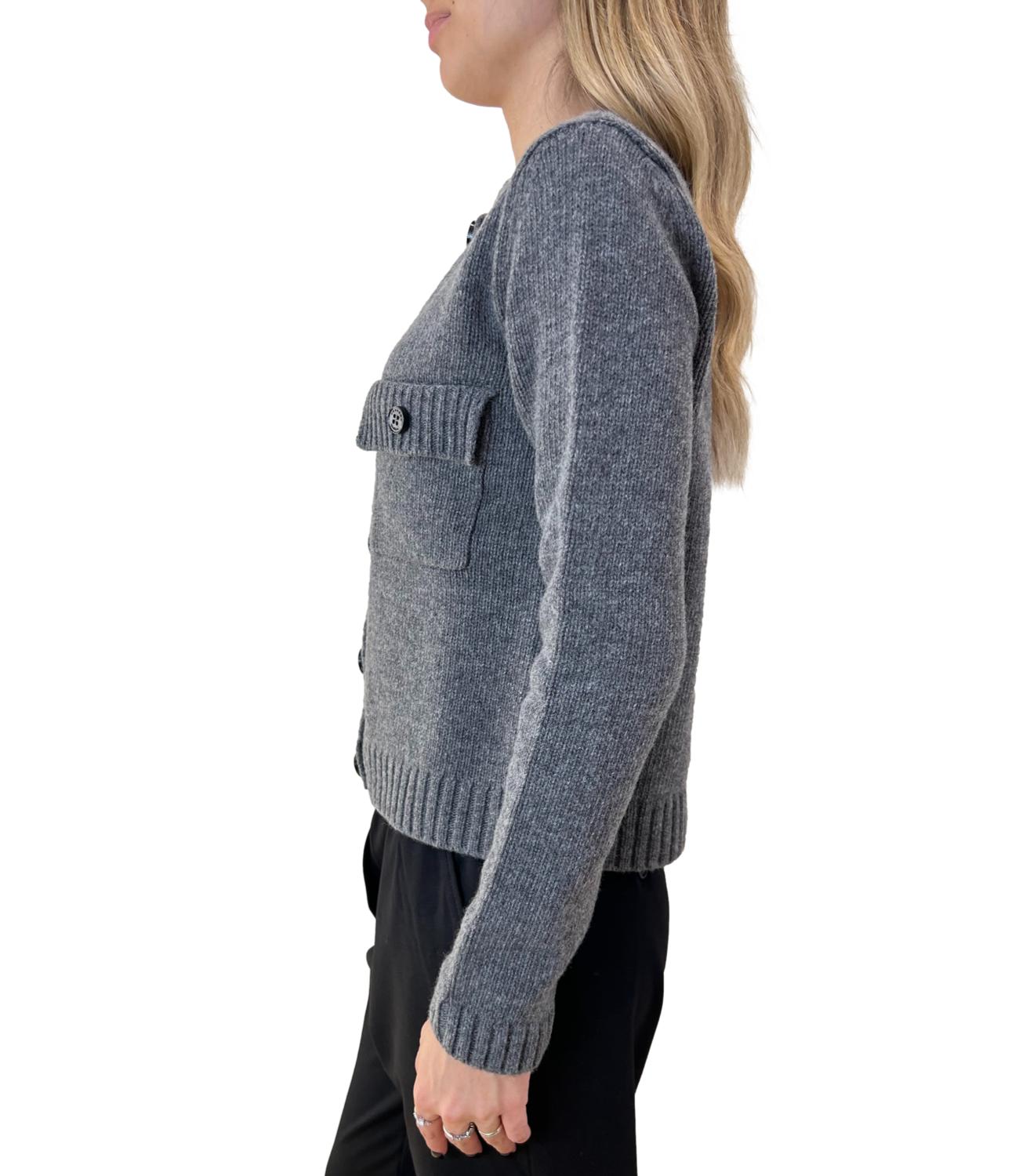 Max Mara Weekend cardigan Olbia grigio donna
