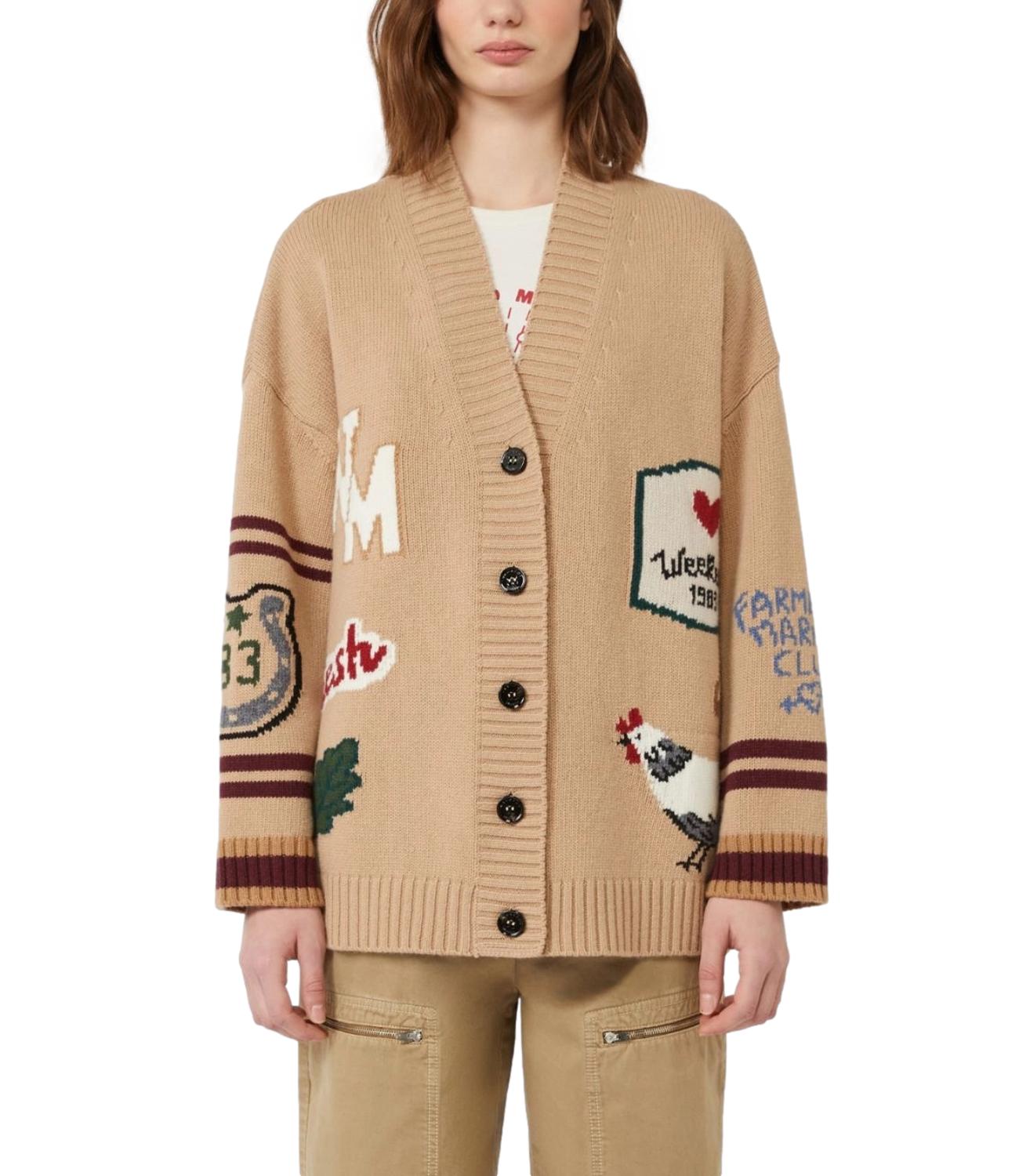 Max Mara Weekend Cardigan Belgio Beige Donna
