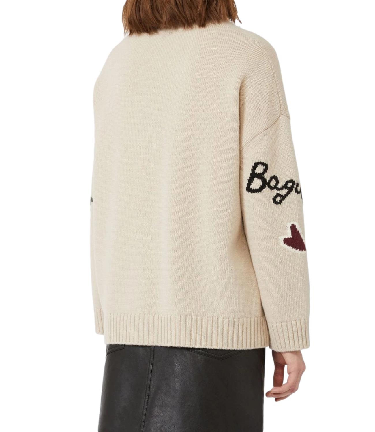 Max Mara Cardigan Belgio Ecru Donna