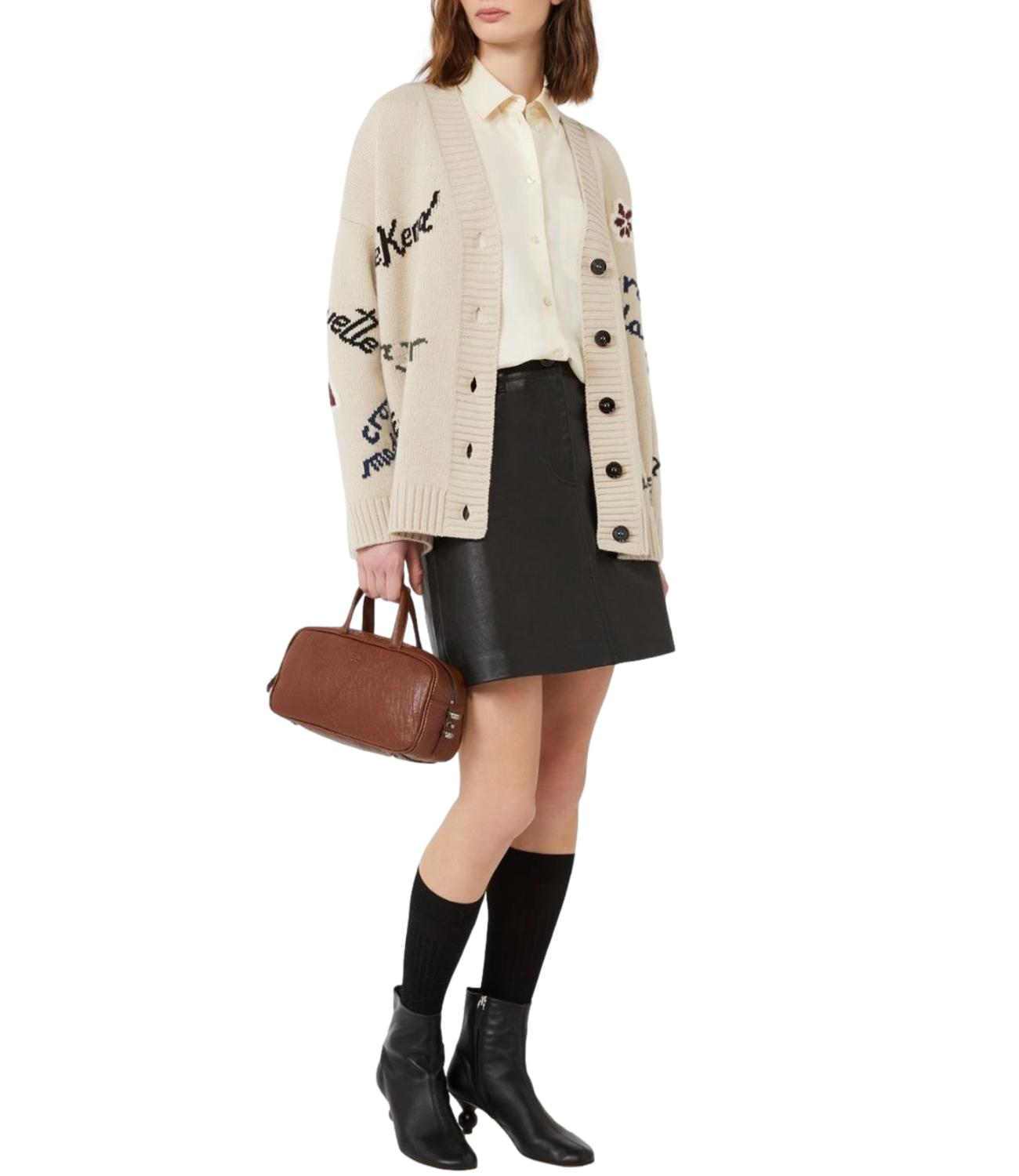 Max Mara Cardigan Belgio Ecru Donna