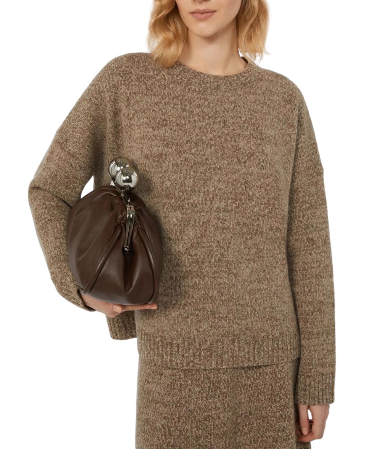 Max Mara Weekend Maglia Sibari Nocciola Donna