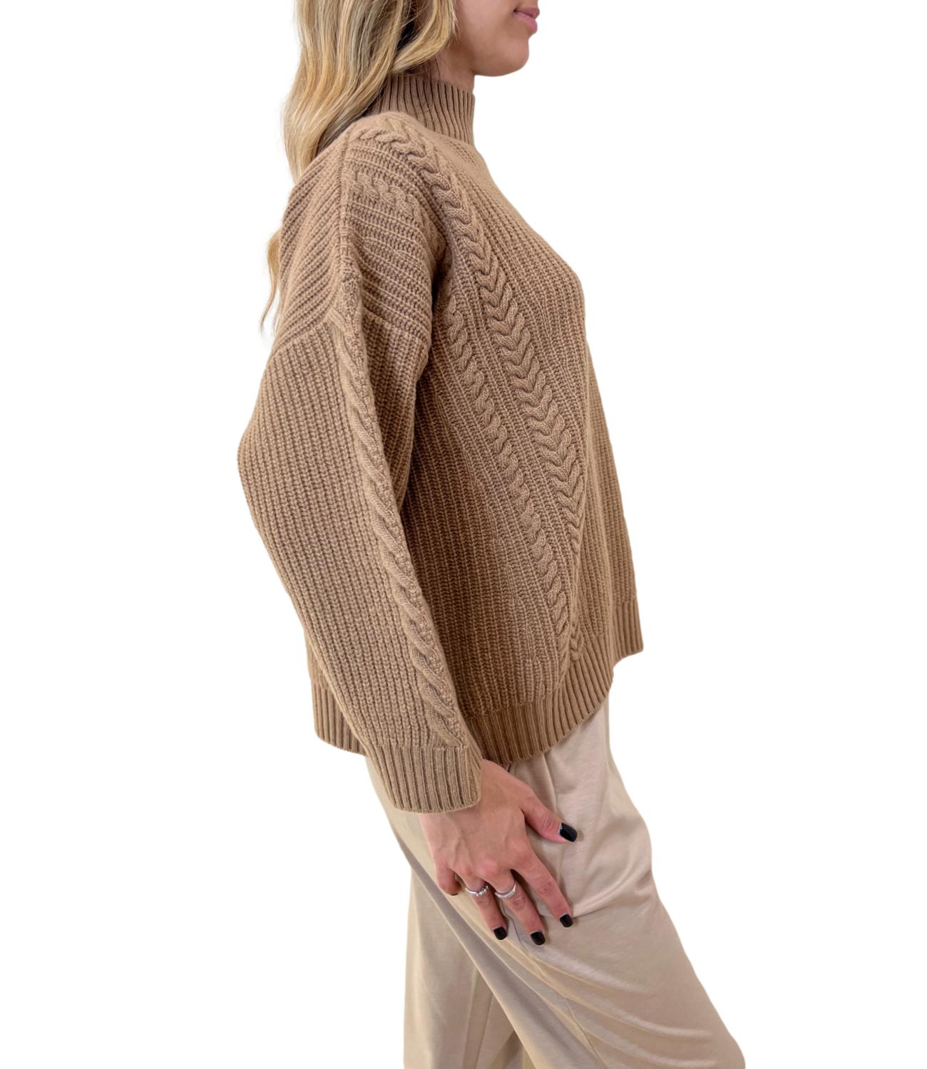 Max Mara Weekend maglia Salita cammello donna