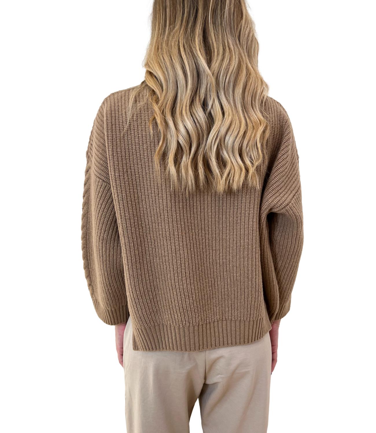 Max Mara Weekend maglia Salita cammello donna