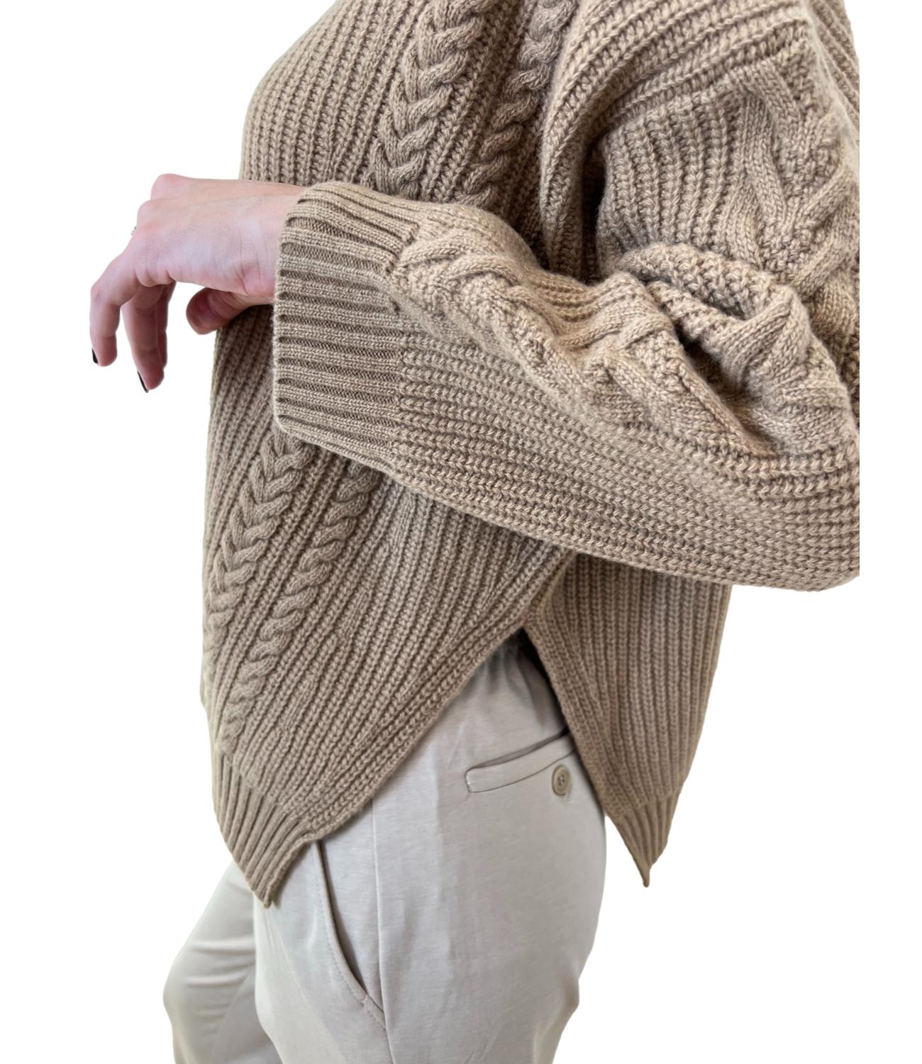 Max Mara Weekend maglia Salita cammello donna