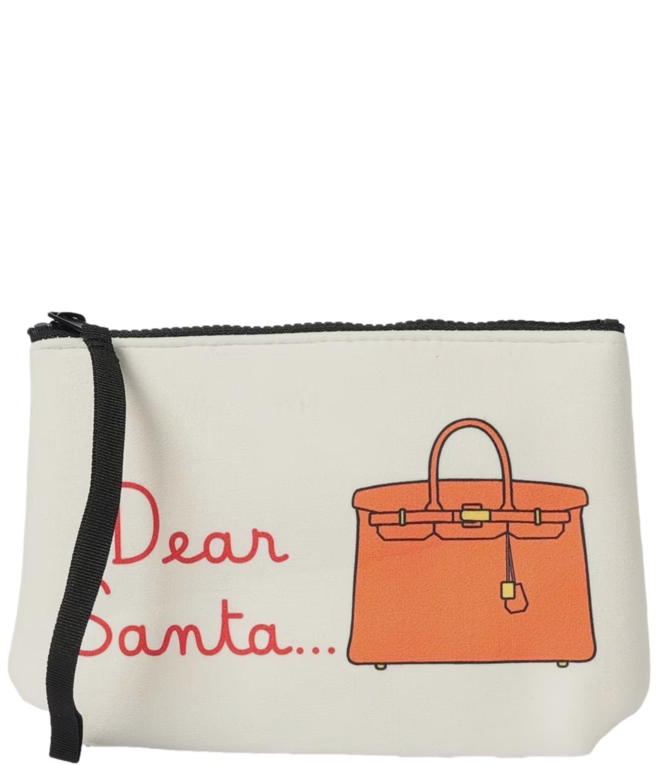 Mc2 Saint Barth Pochette Aline Dear Santa Bianco Donna