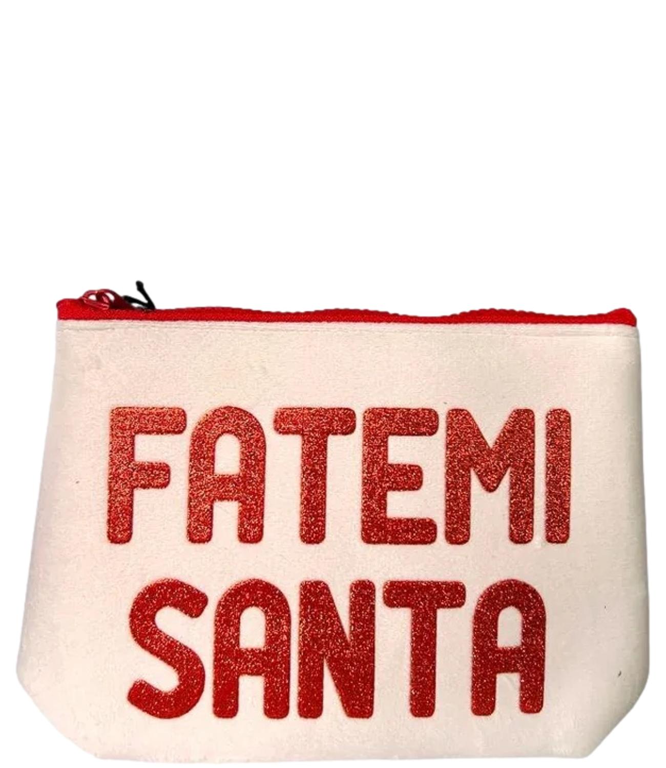 Mc2 Saint Barth Pochette Aline Fatemi Santa Bianco Donna