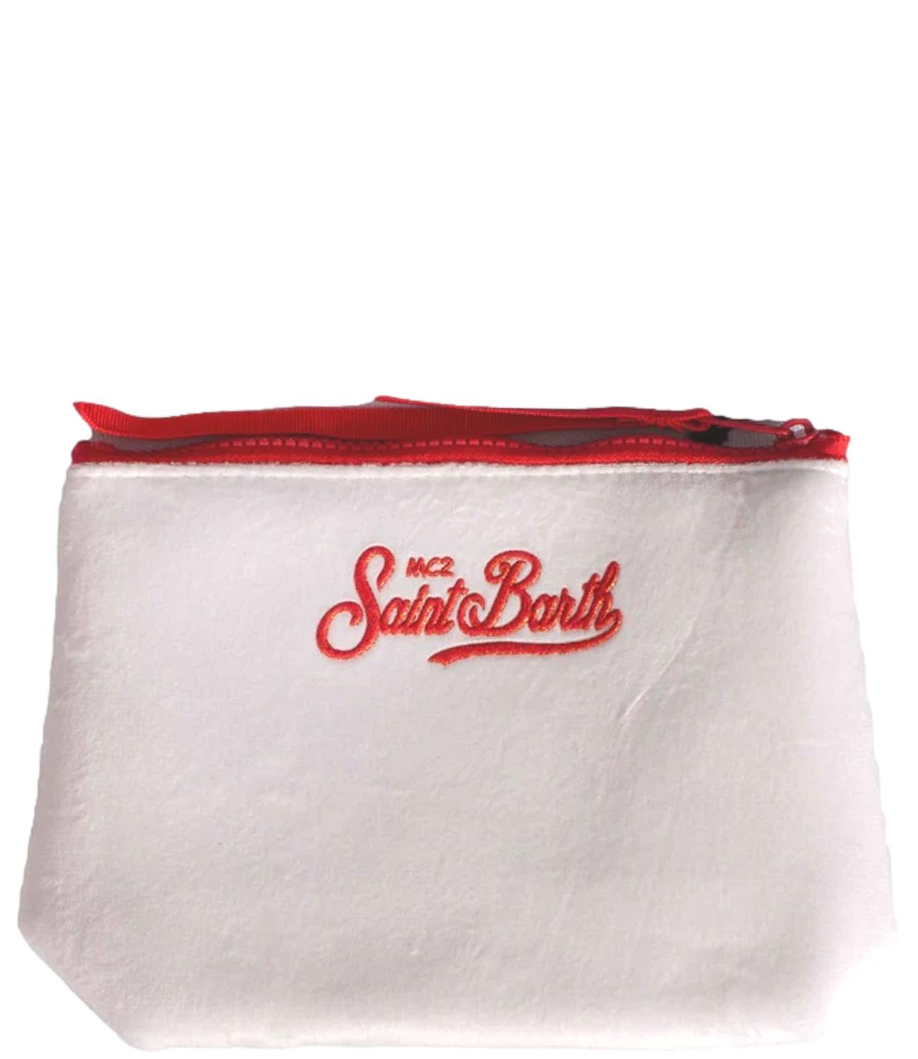 Mc2 Saint Barth Pochette Aline Fatemi Santa Bianco Donna