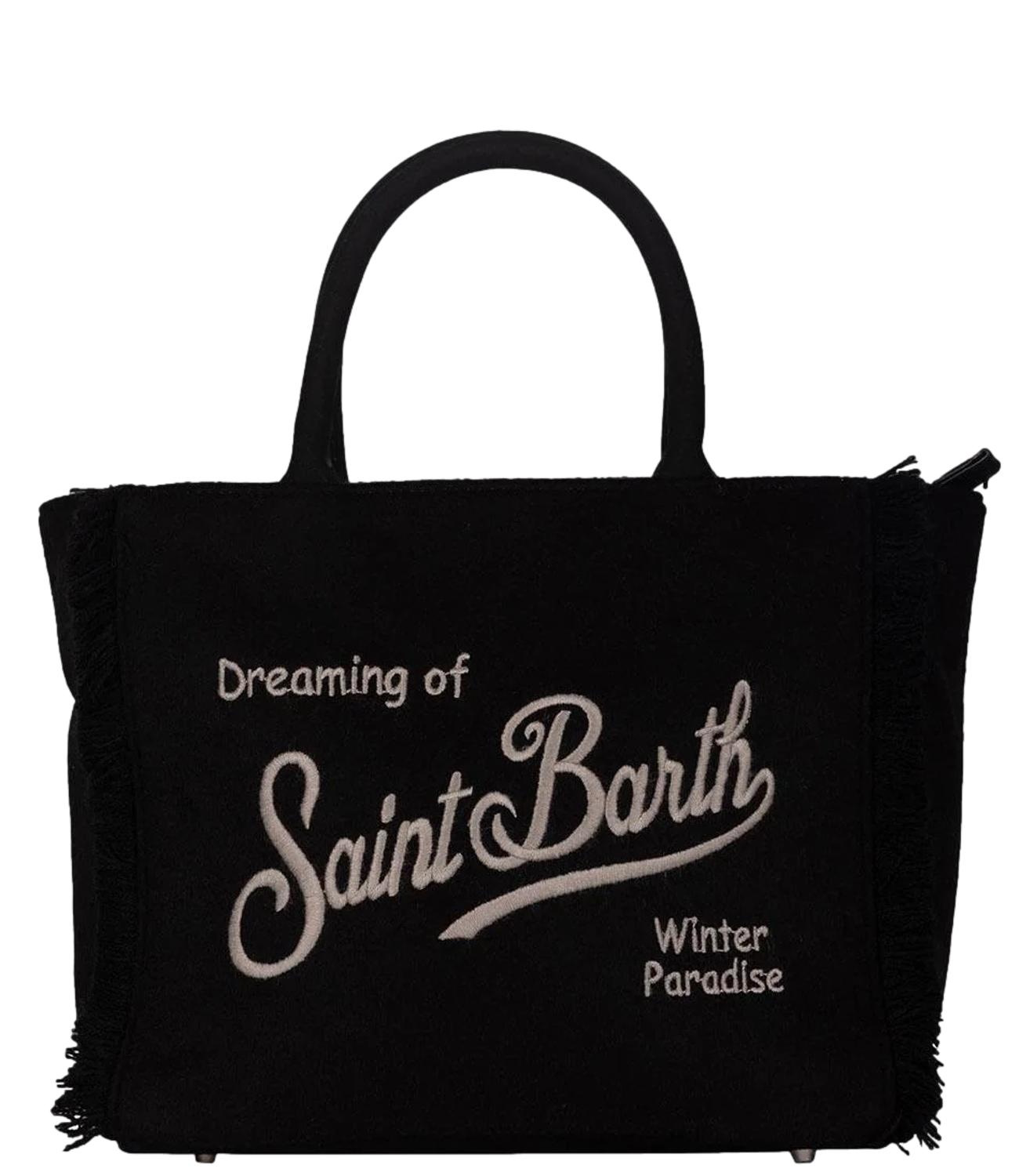 Mc2 Saint Barth Borsa Colette Felt Nero Donna