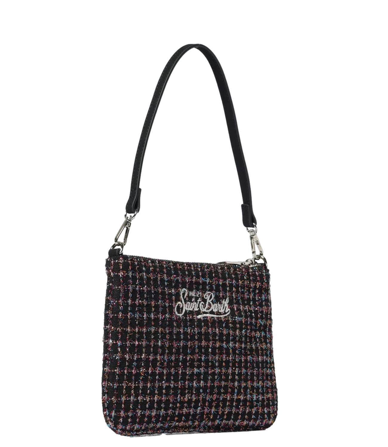 Mc2 Saint Barth Borsa Parisienne Mini Tweed Shiny Donna