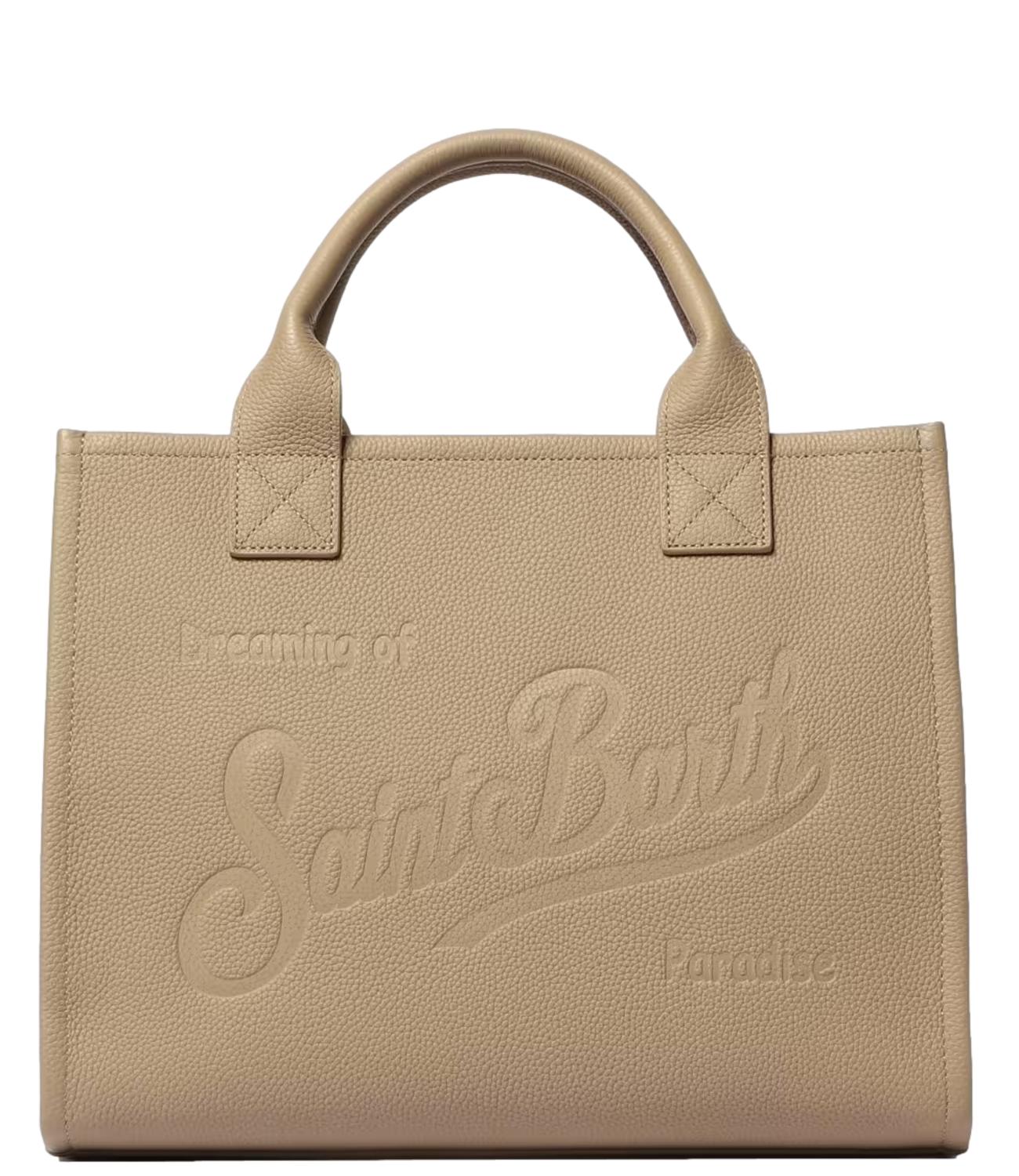 Mc2 Saint Barth Borsa Vanity Bag Large Nocciola Donna