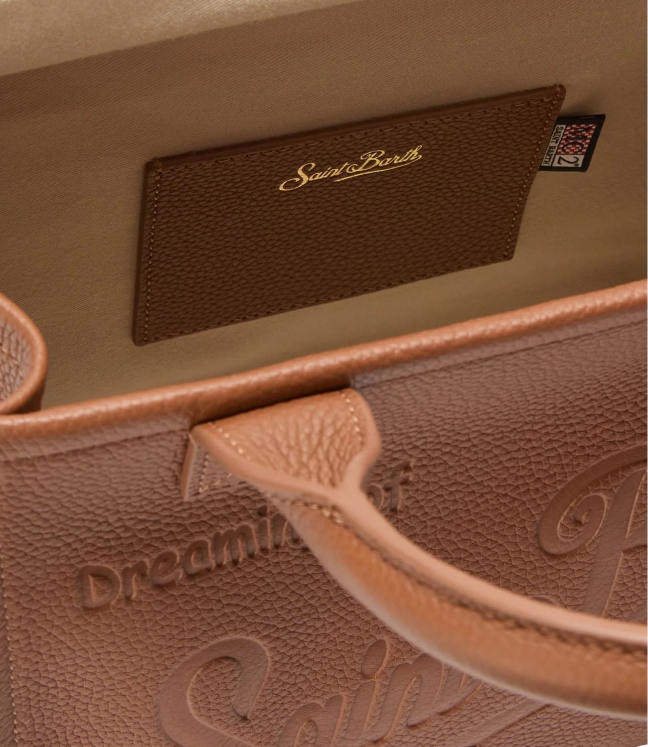 Mc2 Saint Barth Borsa Vanity Bag Midi Cammello Donna