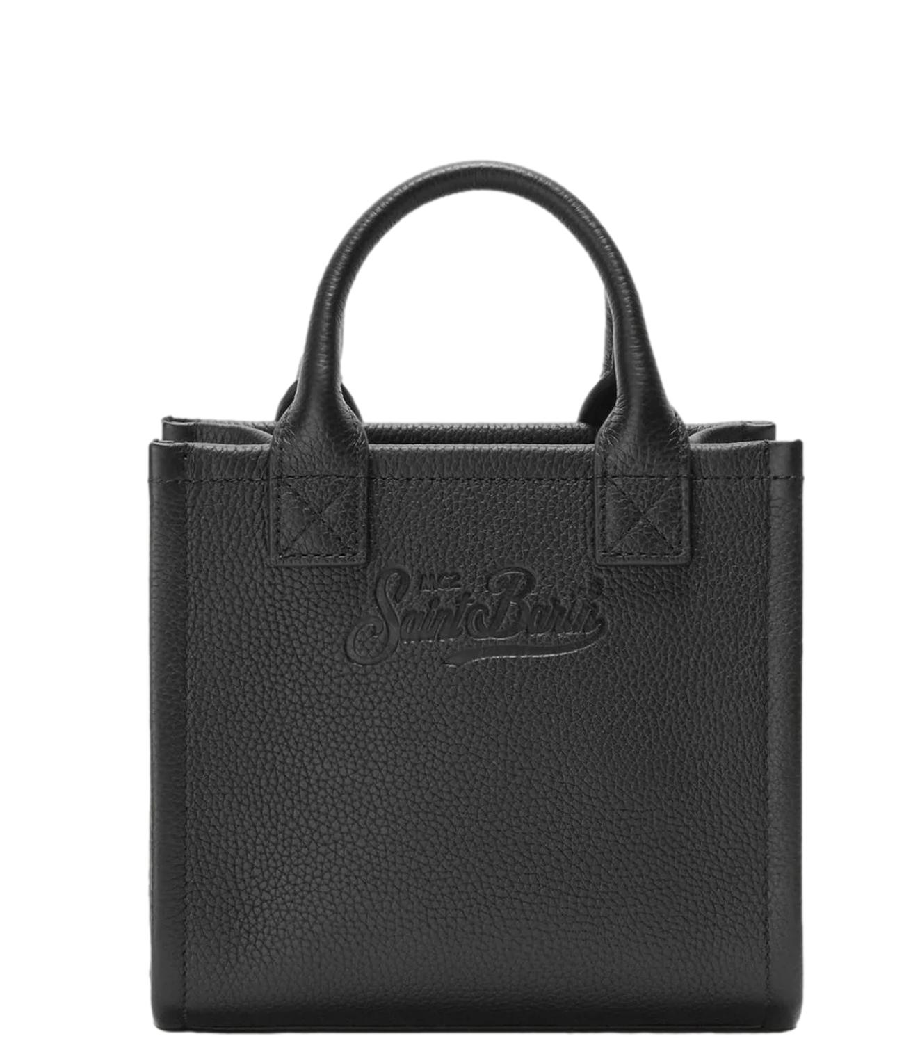 Mc2 Sainth Barth Borsa Vanity Bag Mini Pelle Nera Donna