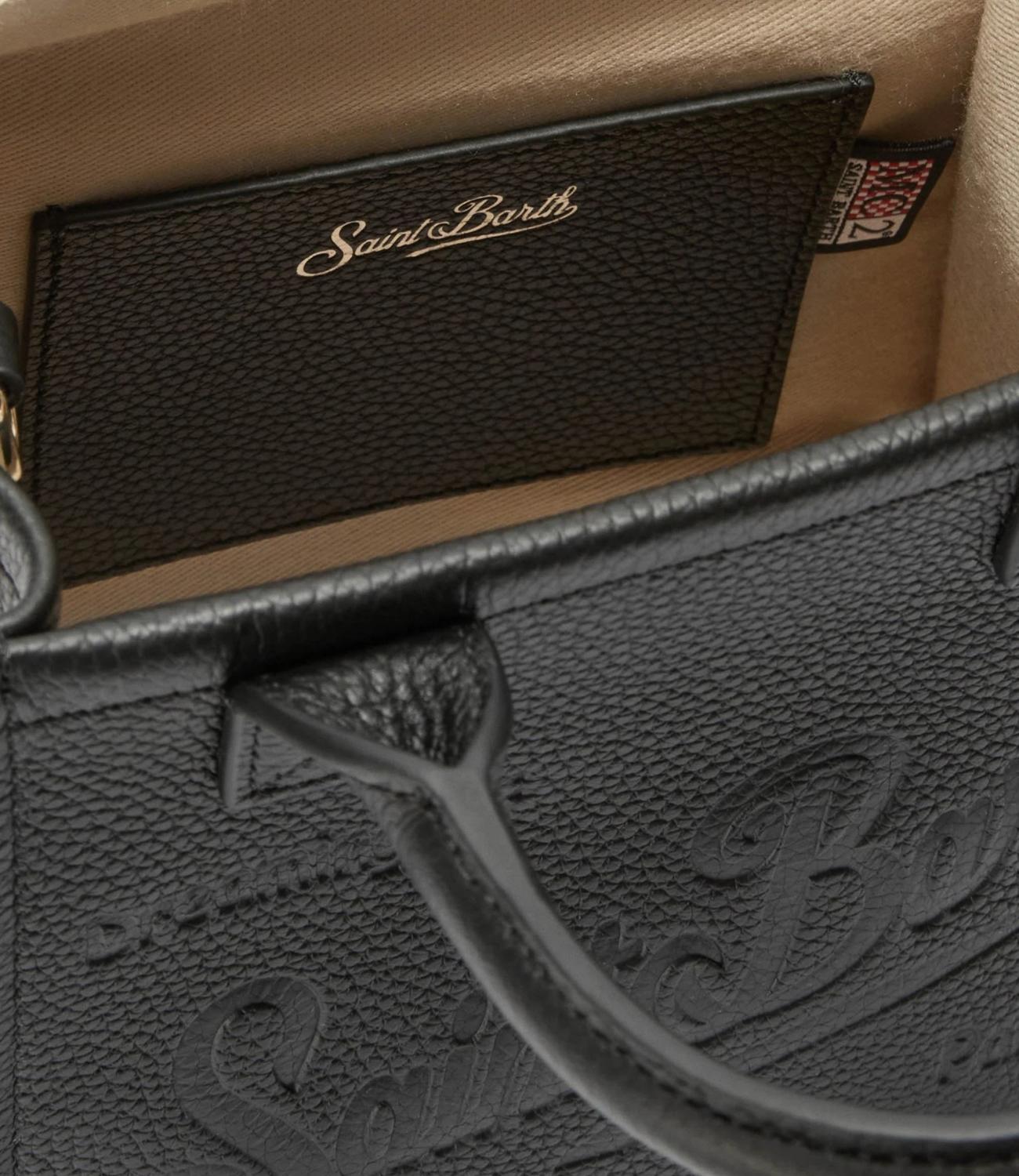 Mc2 Sainth Barth Borsa Vanity Bag Mini Pelle Nera Donna