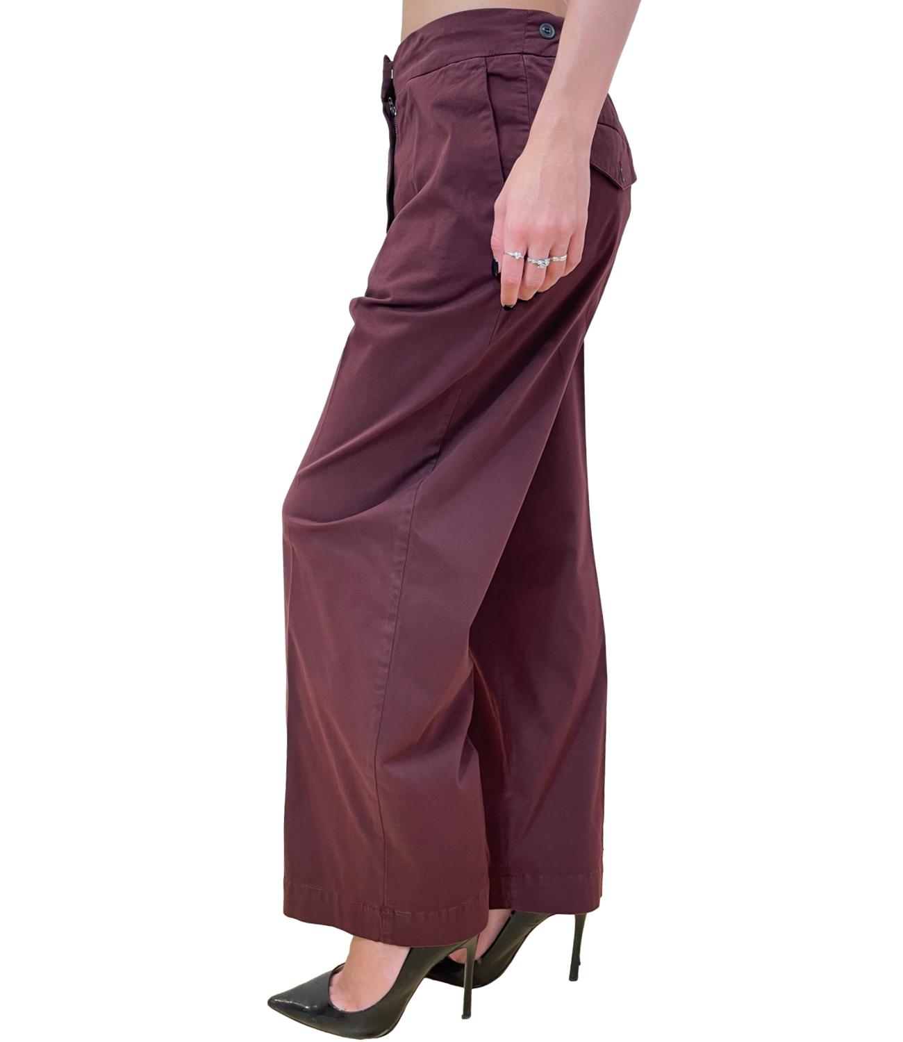 MM Pantalone Tunisi Bordeaux Donna