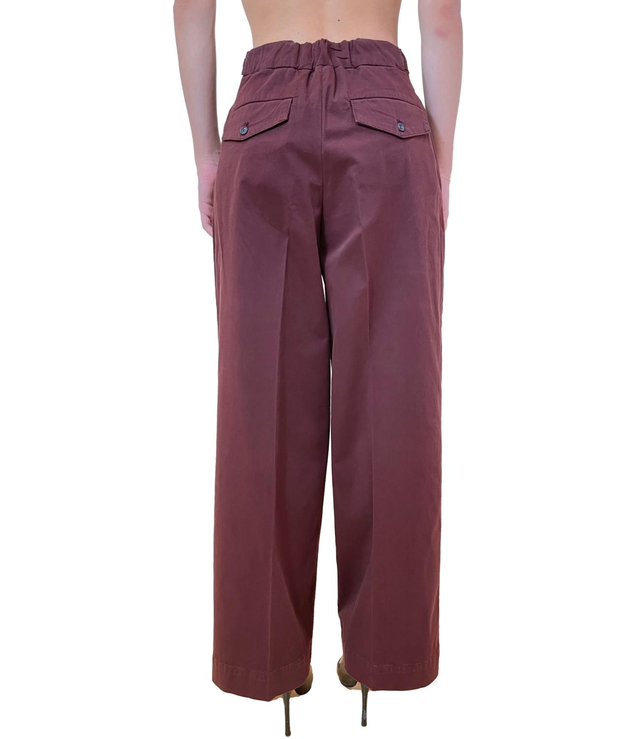MM Pantalone Tunisi Bordeaux Donna