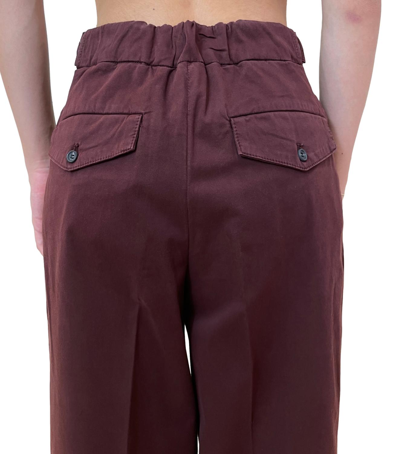 MM Pantalone Tunisi Bordeaux Donna