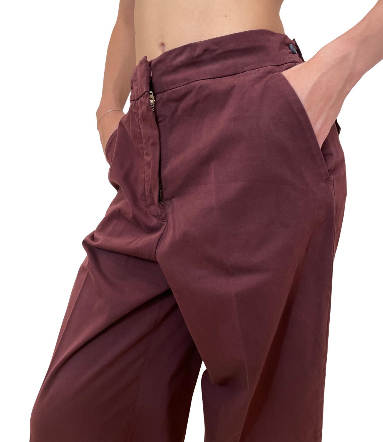 MM Pantalone Tunisi Bordeaux Donna