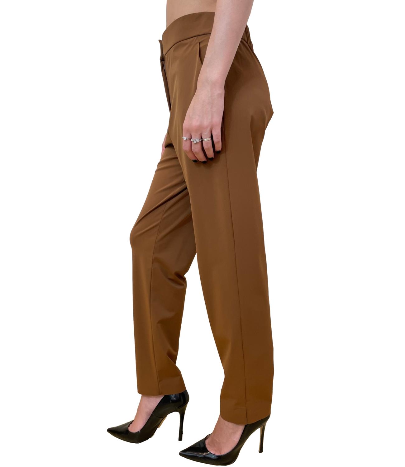 MM Pantalone Quirino Cuoio Donna