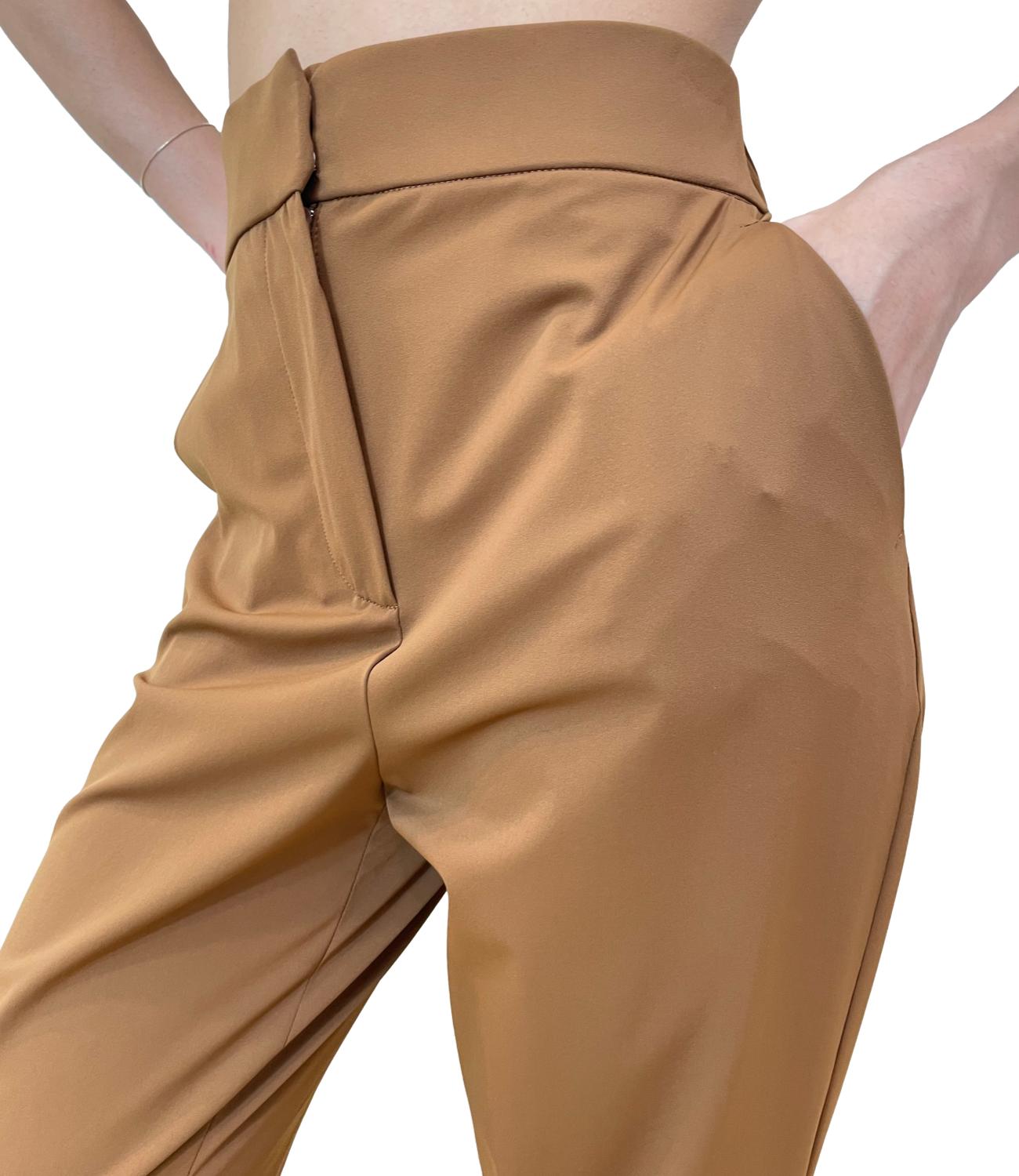 MM Pantalone Quirino Cuoio Donna