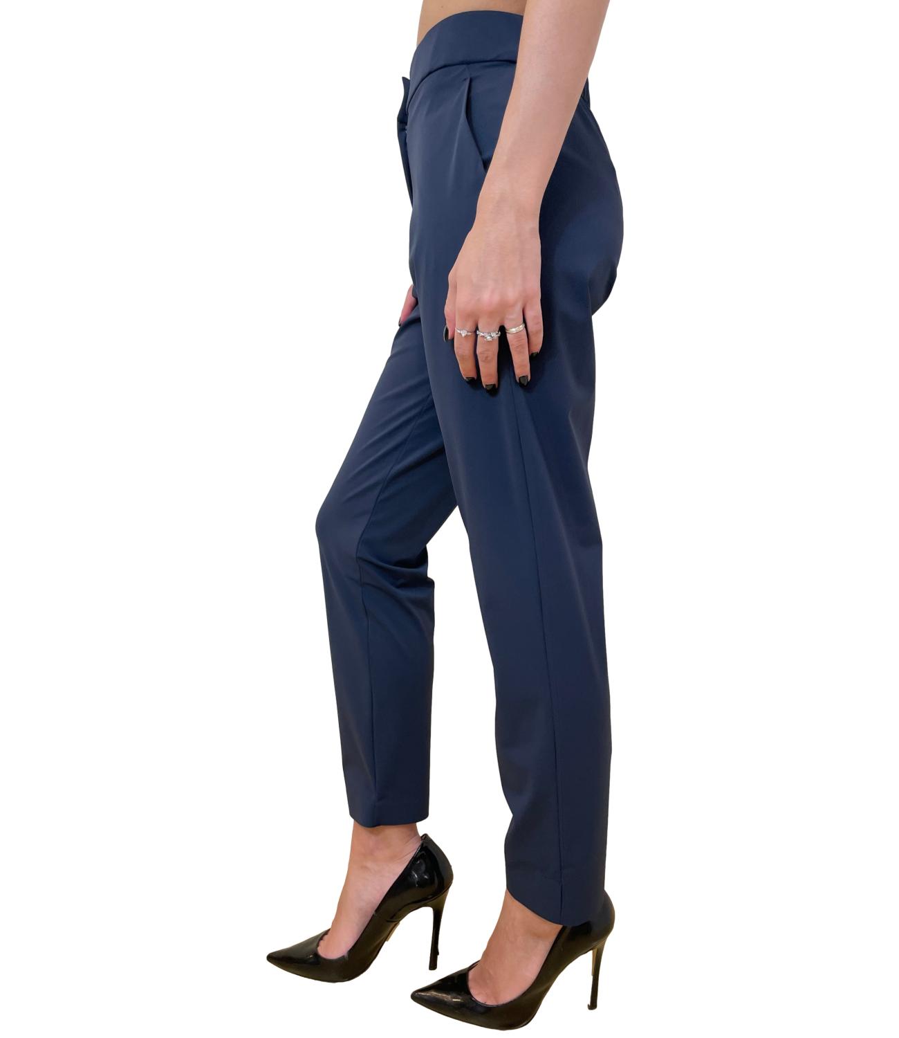 MM Pantalone Quirino Blu Marino Donna
