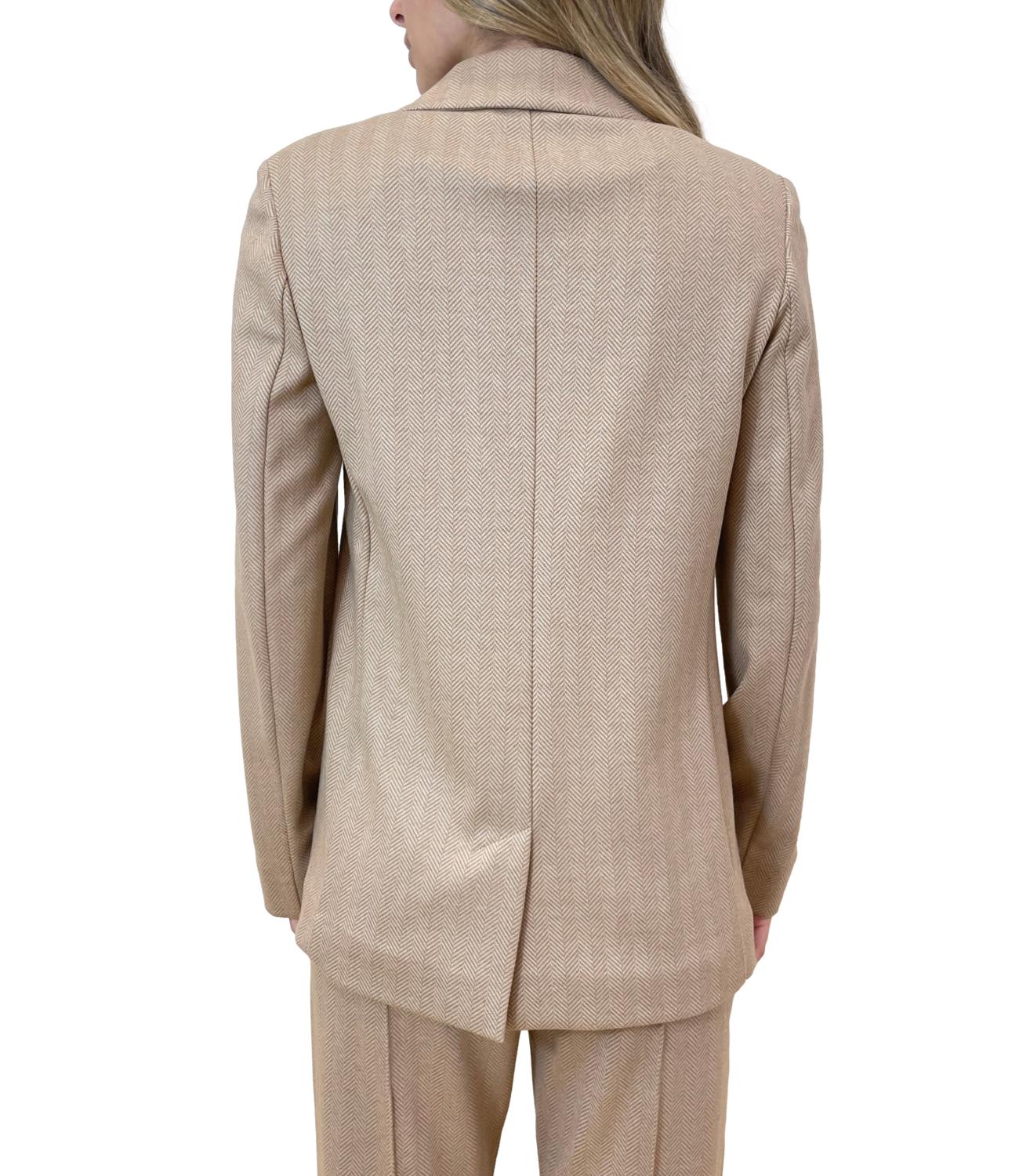MM Giacca Albania Grigio Perla Melange Donna