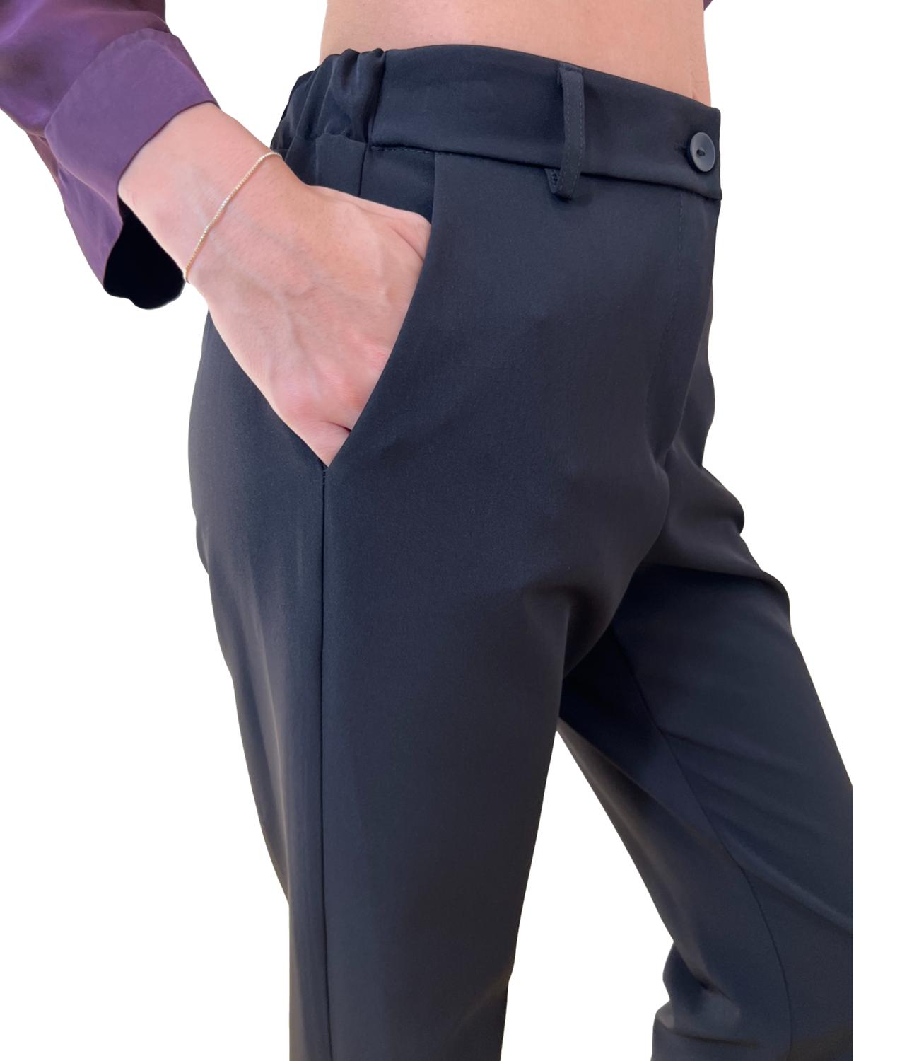 Motel pantalone nero donna