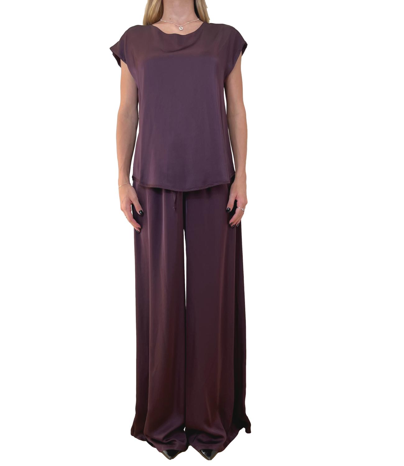 Motel pantalone bordeaux donna