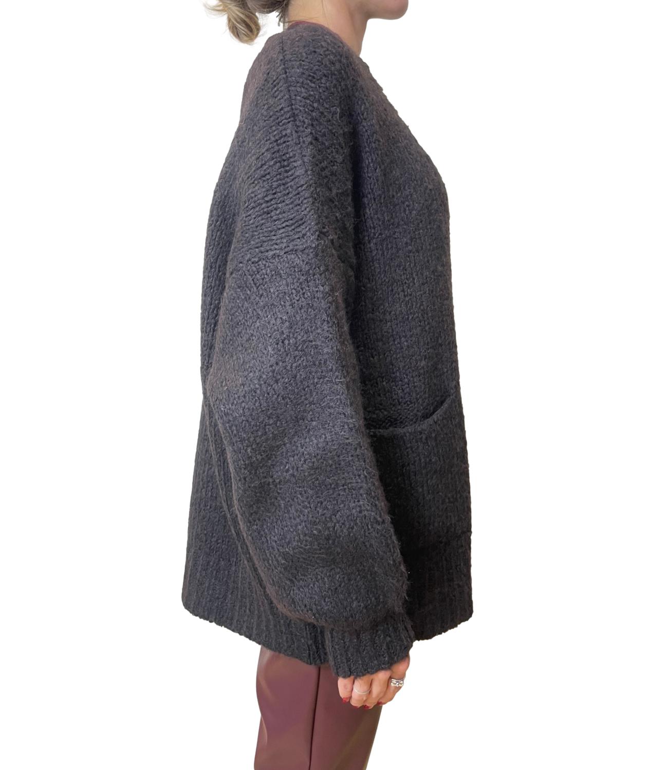 Motel Cardigan Marrone Donna