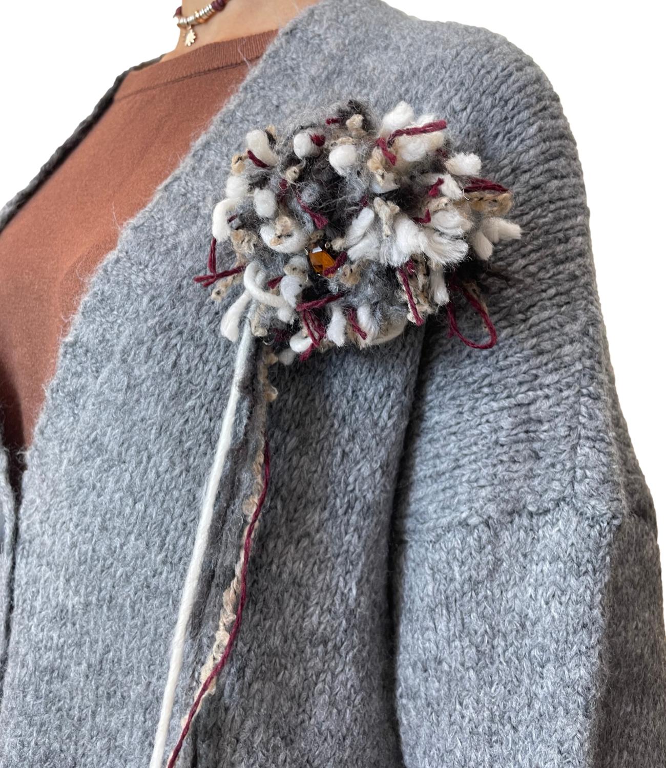 Motel Cardigan Grigio Donna