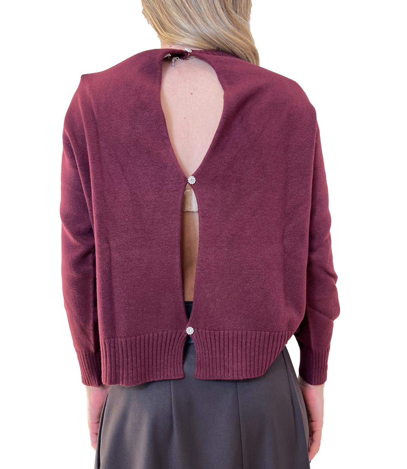 Motel maglia bordeaux donna