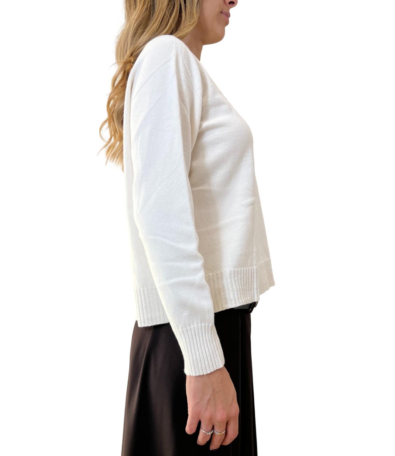 Motel maglia crema donna