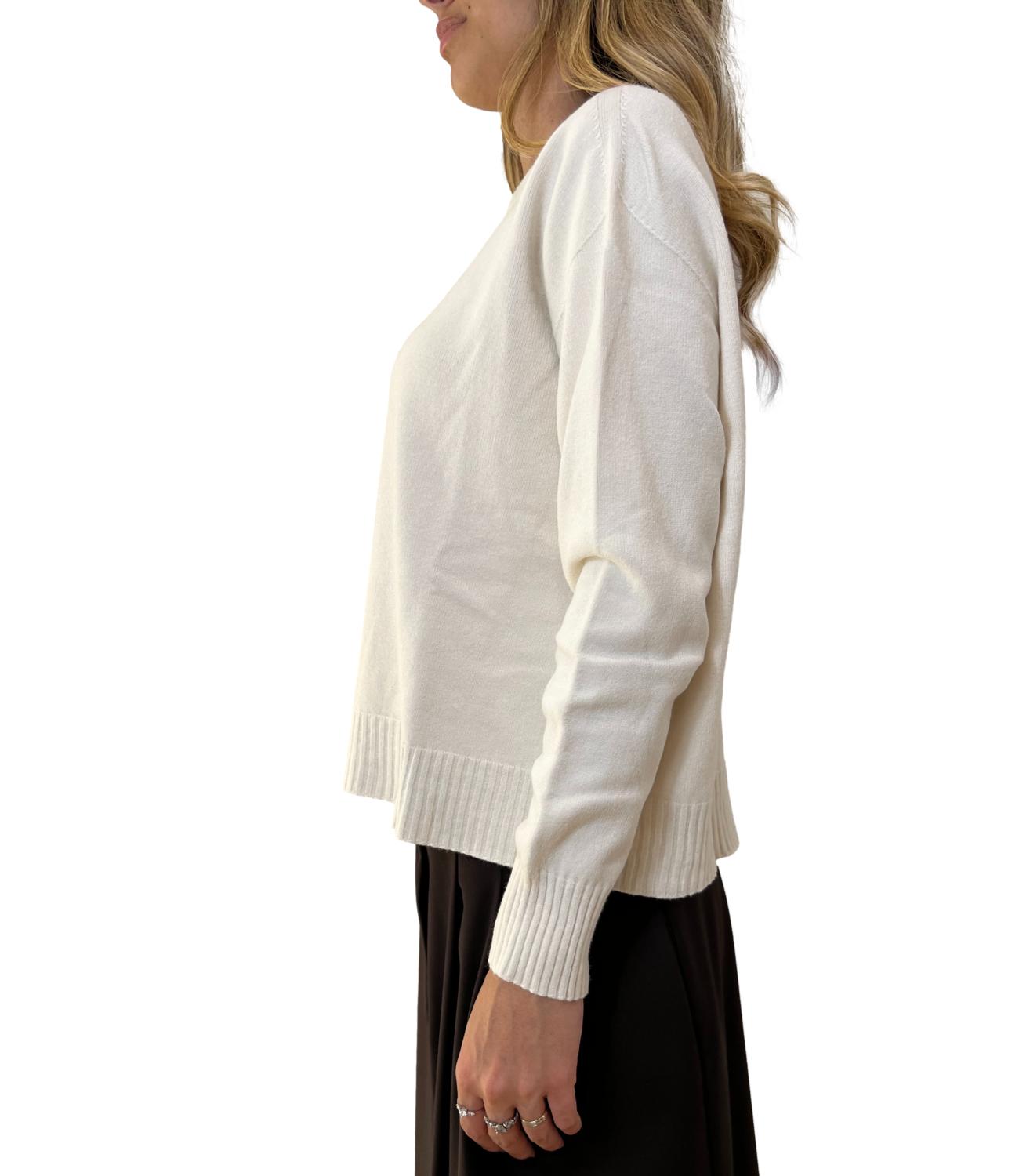Motel maglia crema donna