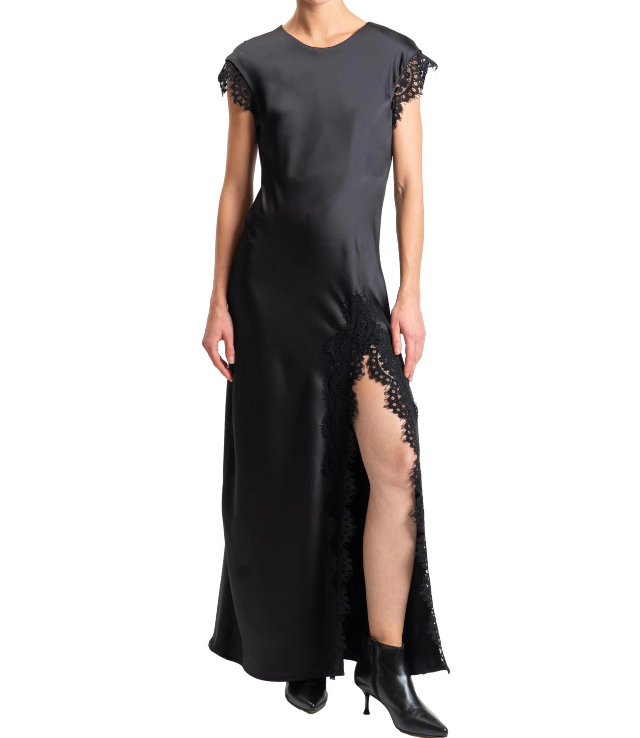 Motel Abito Pizzo Nero Donna