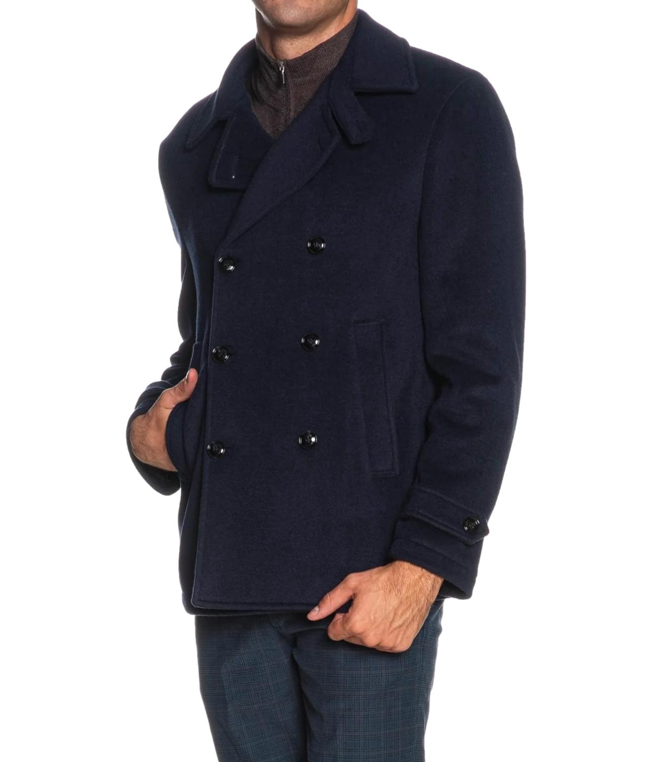 Cappotto Mulish doppiopetto blu Oklahoma