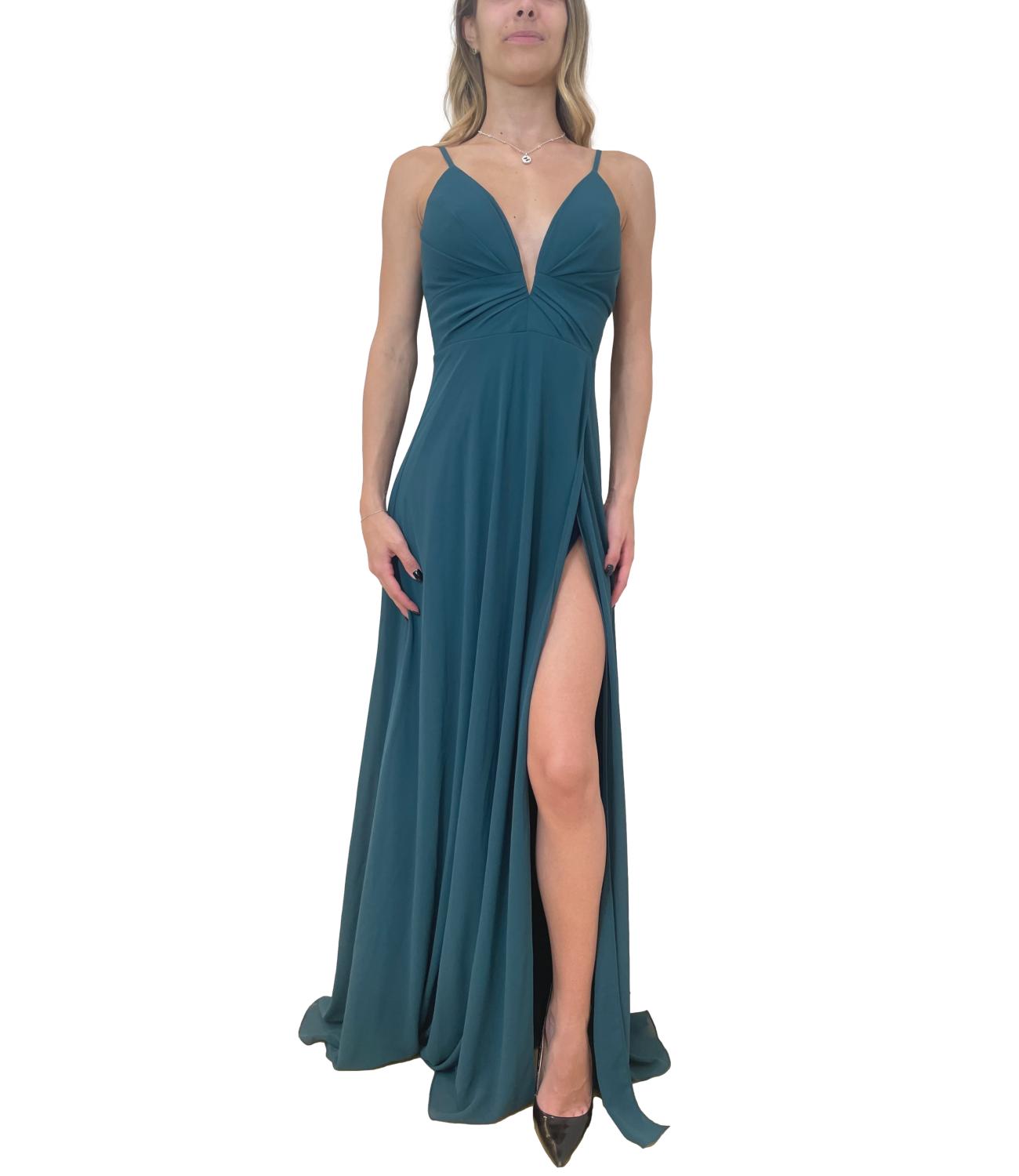 Nadine abito Astrale325 petrolio donna
