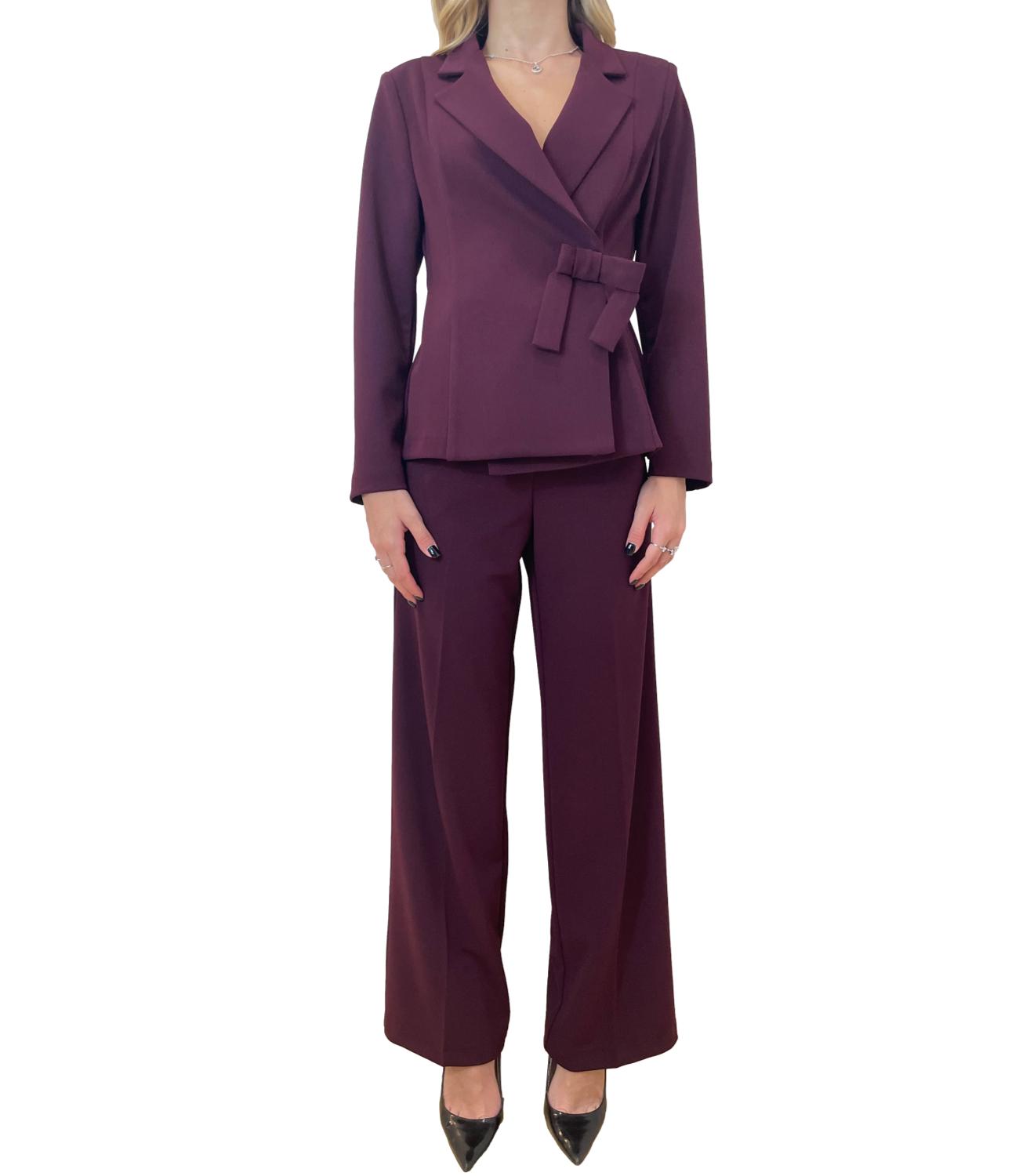 Nadine Completo Castellanza Burgundy Donna