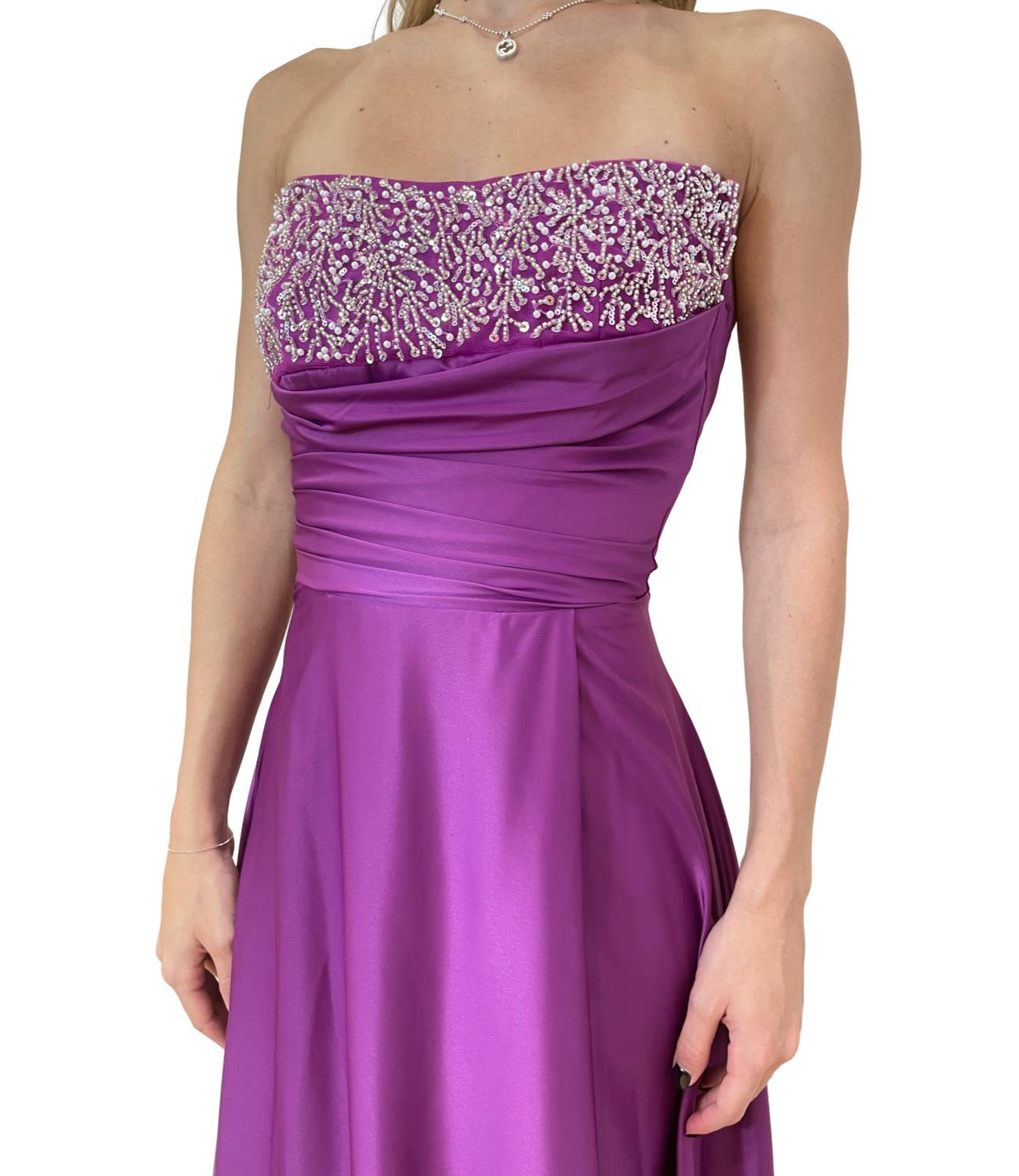 Nadine Abito Lina Magenta Donna