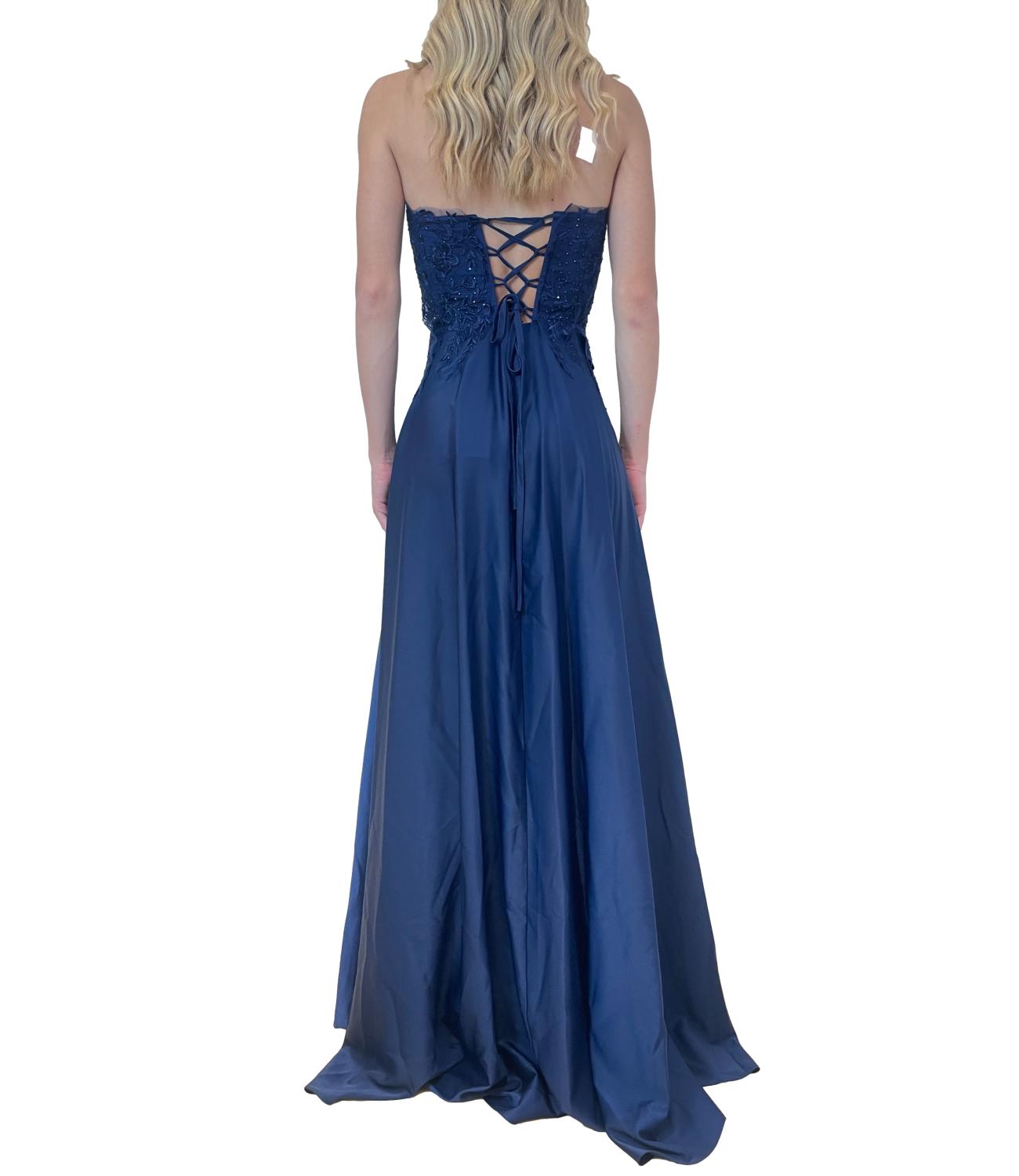 Nadine abito Maddalena blu donna